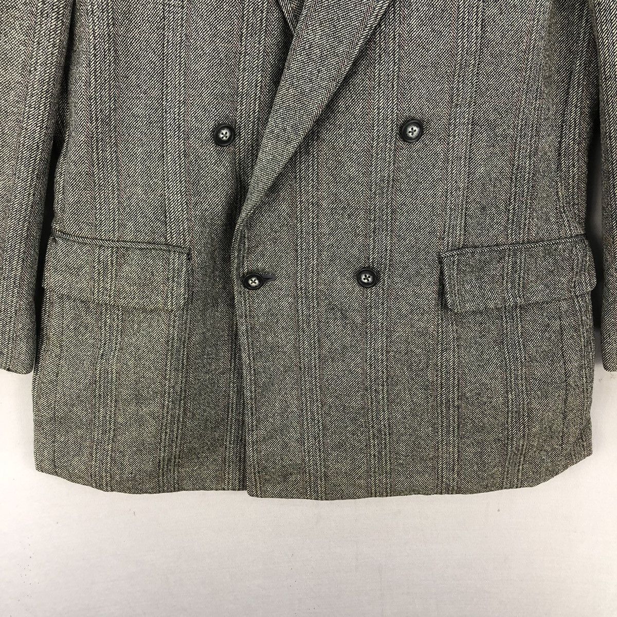 Burberry Vintage 90’s Burberrys Double Breasted Wool Blazer Size US M / EU 48-50 / 2 - 5 Thumbnail