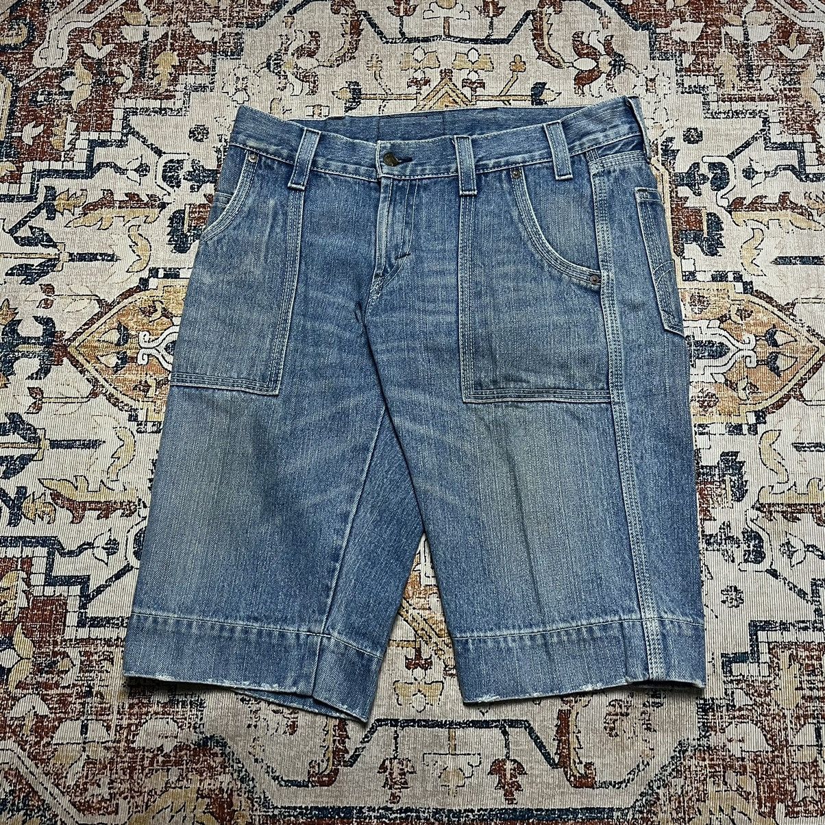 Levi's × Vintage Levi's Fatique Lot 702 Y2K Style Denim Pants Size US 34 / EU 50 - 1 Thumbnail