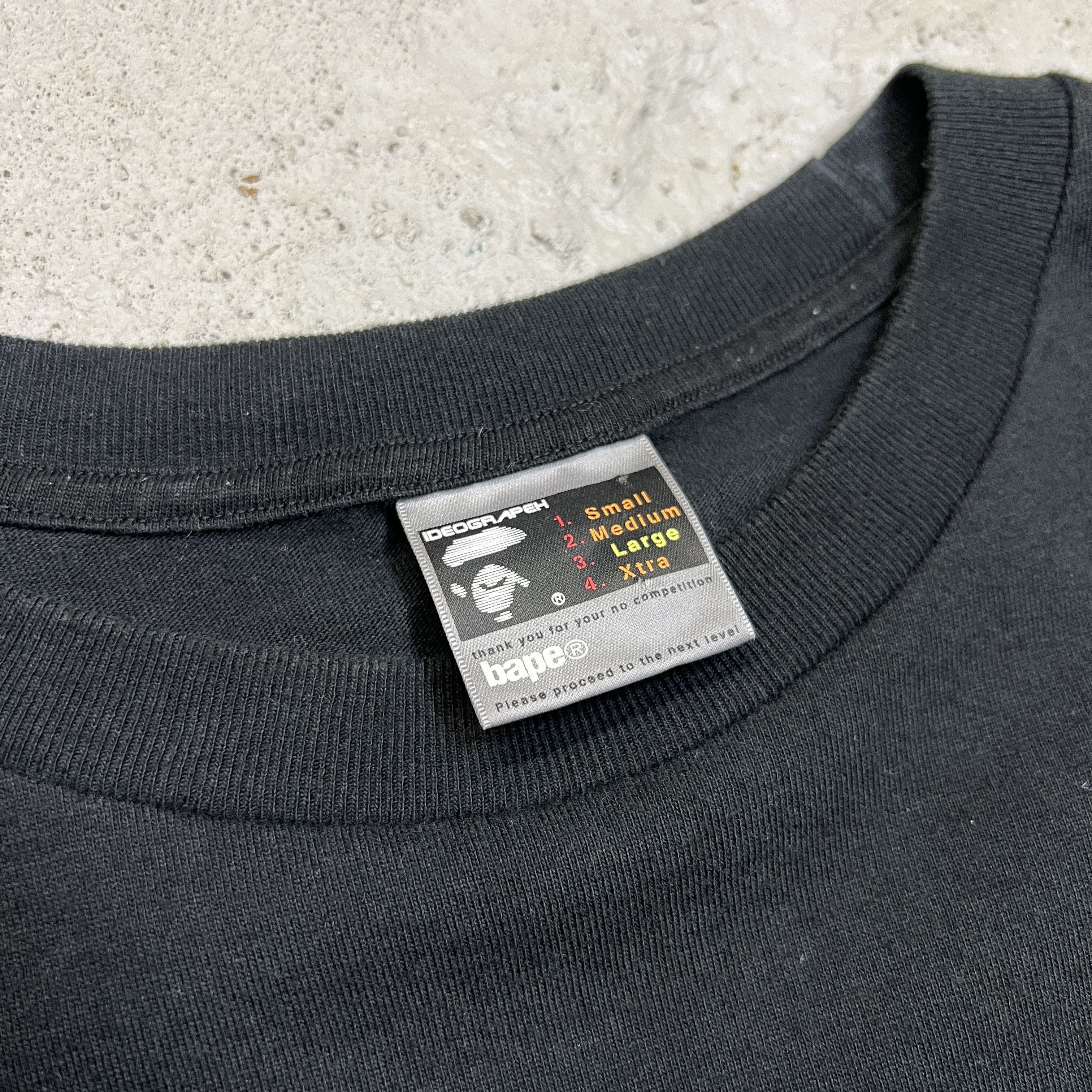 Bape × Futura Bape x Unkle Early 2000s Glitter Black Rare Promo Tee Size US L / EU 52-54 / 3 - 9 Thumbnail