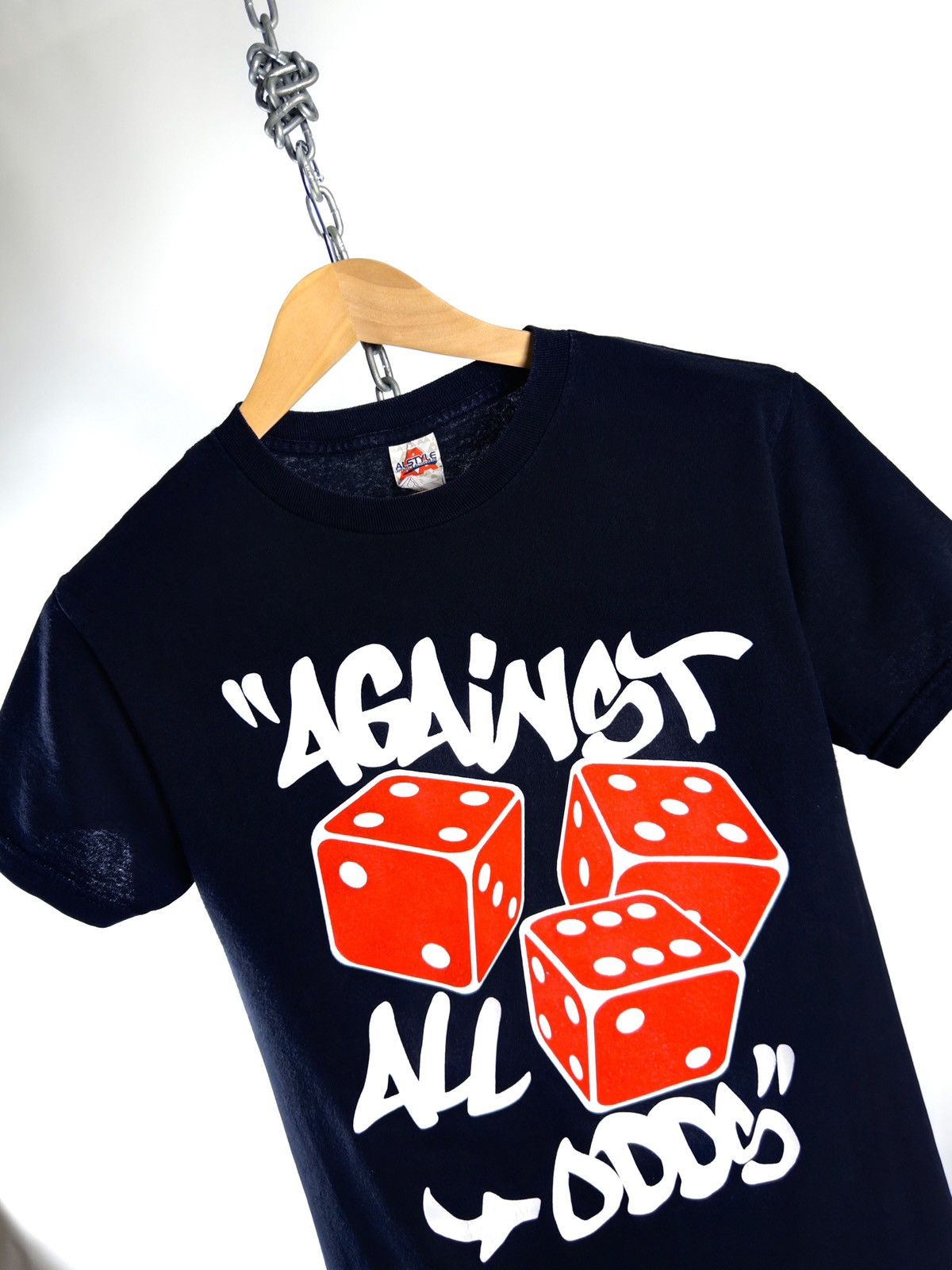 Rap Tees 00s Vintage Against All Odds Dice Graphic Tee T Shirt Size US S / EU 44-46 / 1 - 4 Thumbnail
