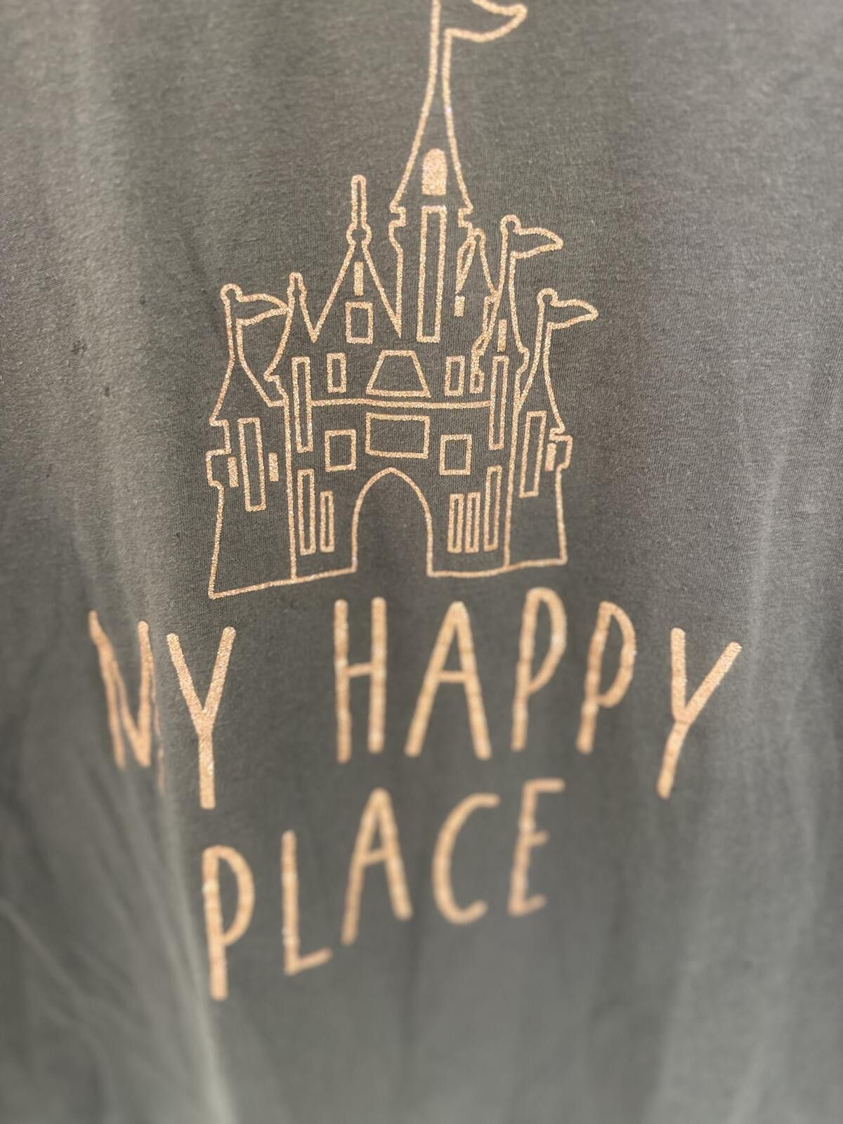 Other Disney Park Shirt for Women - Castle "My Happy Place" Size M / US 6-8 / IT 42-44 - 2 Thumbnail
