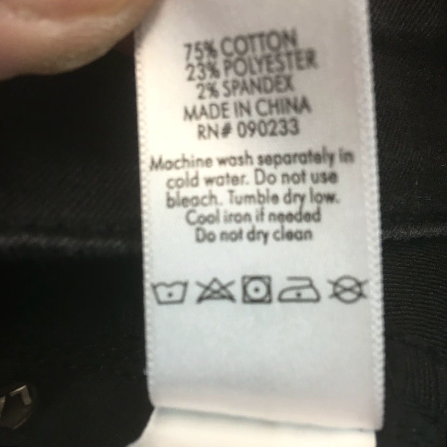 CO Bullhead Denim Co Womens Jeans Casual Straight Black Denin Size 3 Size 26" / US 2 / IT 38 - 4 Thumbnail