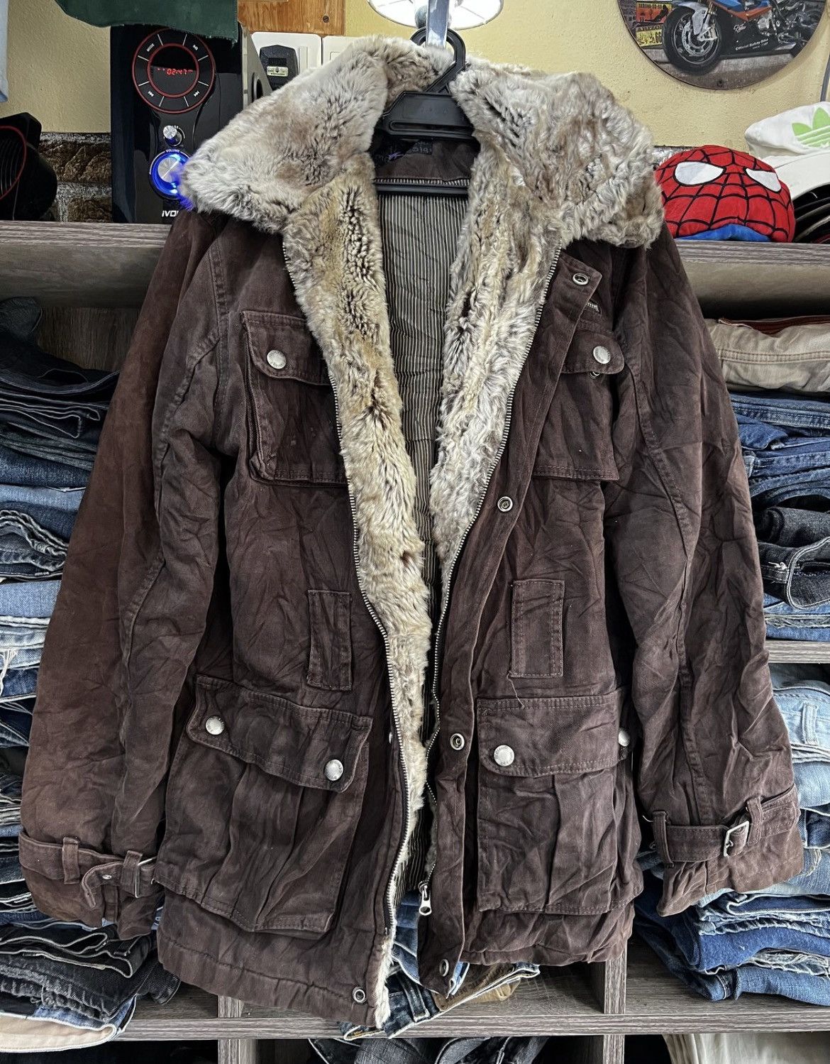Japanese Brand 🔥Vintage Sisilly Sherpa Jackets Size US M / EU 48-50 / 2 - 3 Thumbnail