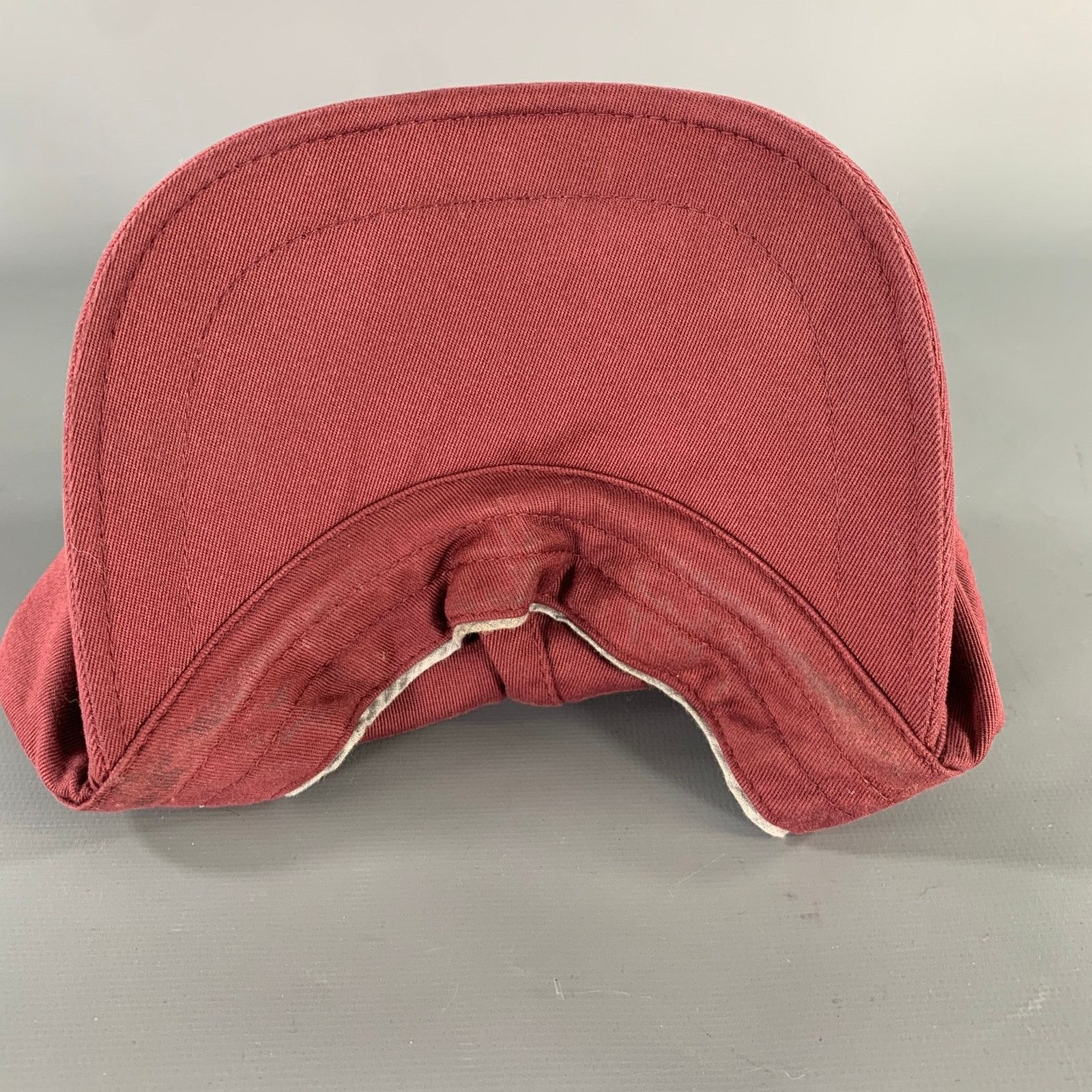 Brunello Cucinelli BRUNELLO CUCINELLI Size M Burgundy Cotton Hats Size ONE SIZE - 5 Thumbnail