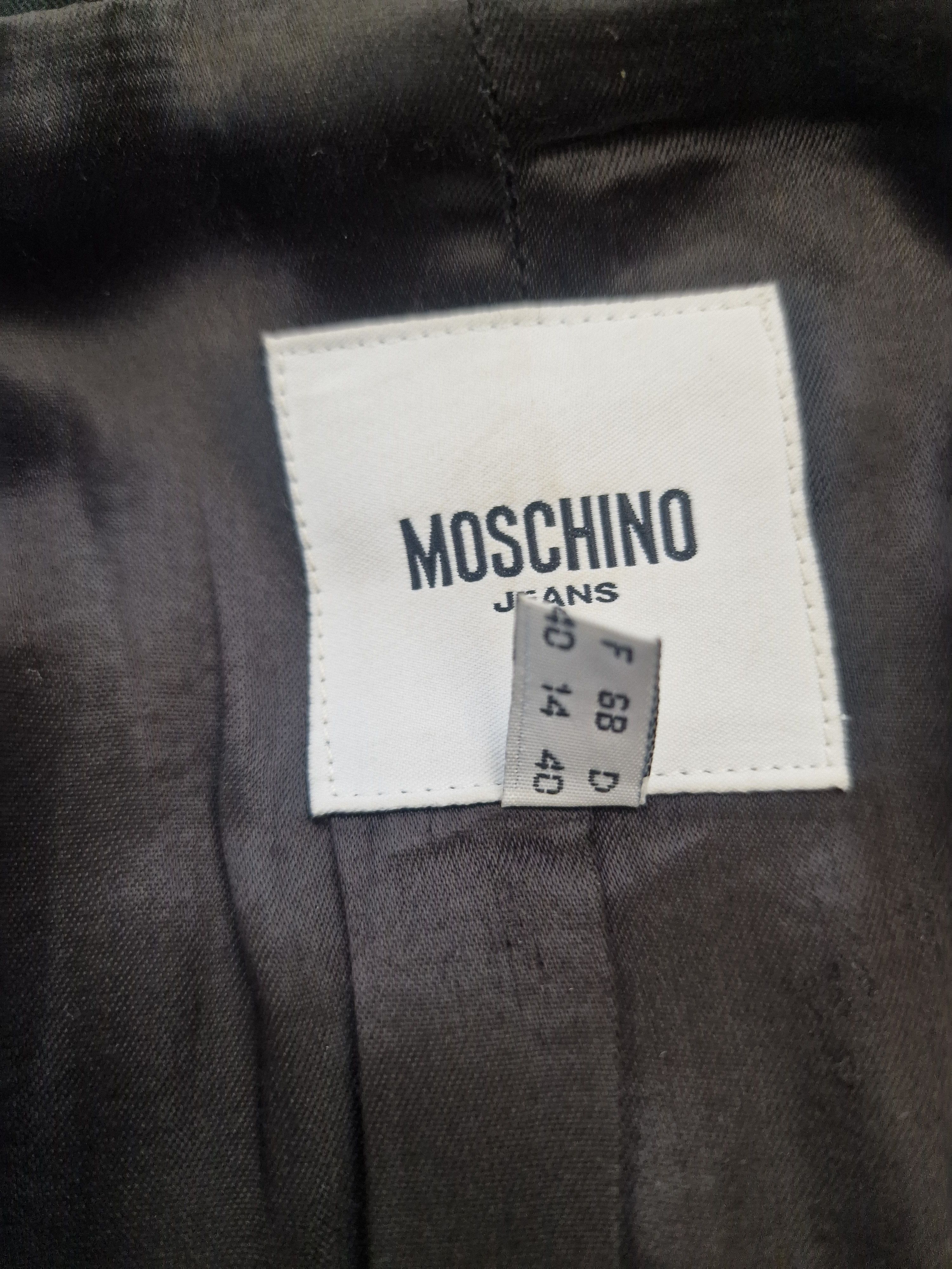 Moschino Moschino Corset Lace Up Bondage Medium Vintage Blazer Jacket Size M / US 6-8 / IT 42-44 - 10 Thumbnail