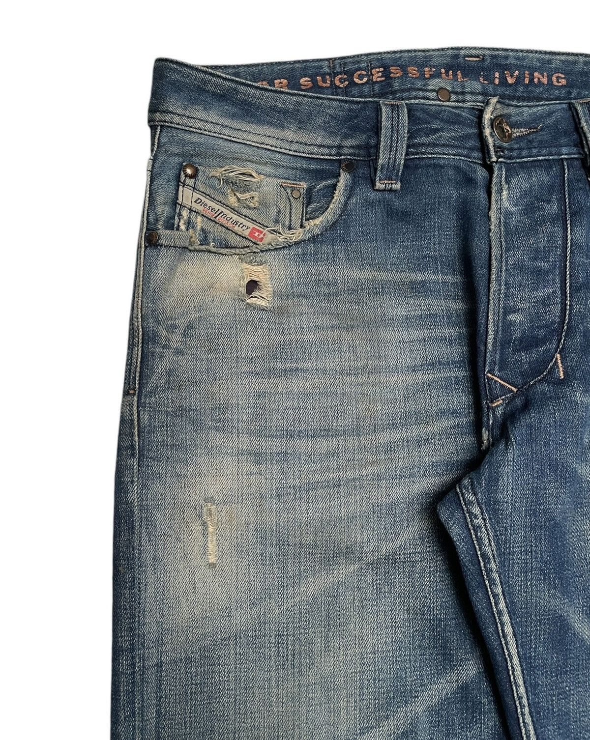 Diesel × If Six Was Nine × Vintage Rare Design Vintage Brand Diesel Larkin Jeans 1990s Size US 34 / EU 50 - 3 Thumbnail