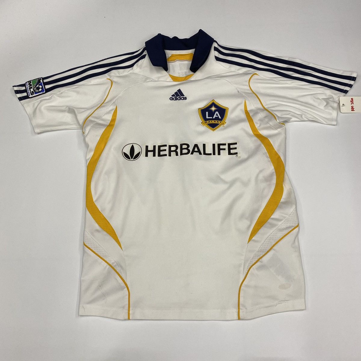 La galaxy jersey home beckham nameset