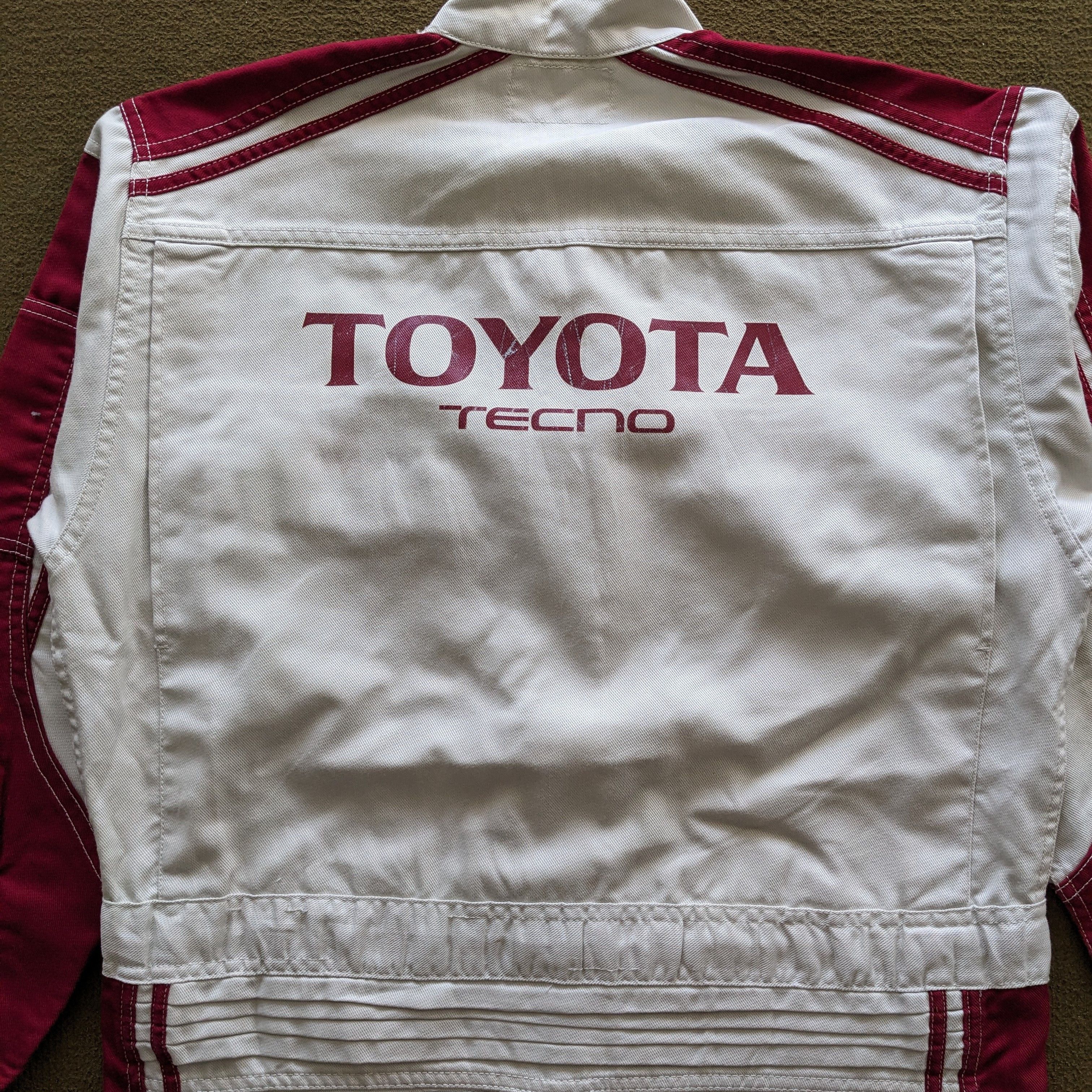 Vintage Vintage TOYOTA TECNO Racing Coverall Workwear Jacket Size US M / EU 48-50 / 2 - 2 Thumbnail