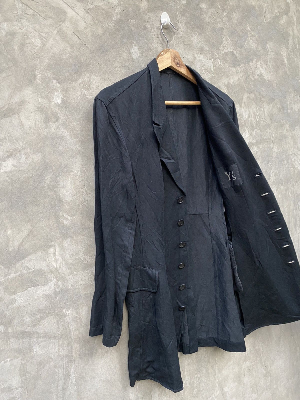 Y's × Yohji Yamamoto Yohji Yamamoto Y's Linen Blazer Jacket | Grailed