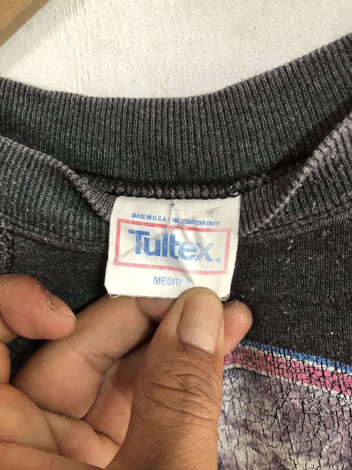 Tultex × Vintage Vintage 80’s Grease Tultex Sweatshirt Size US M / EU 48-50 / 2 - 5 Thumbnail