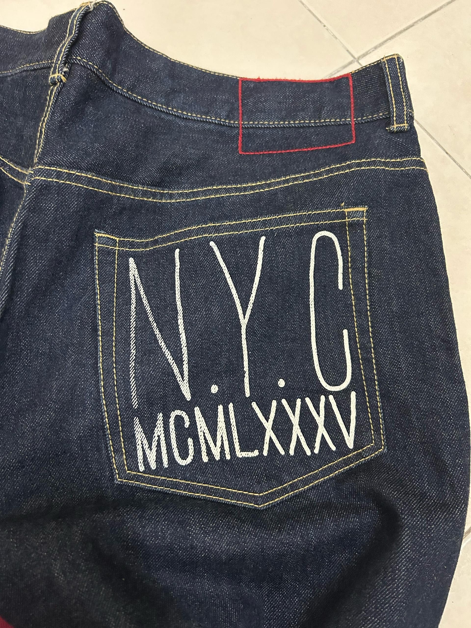 Tommy Hilfiger 💥Rare💥 Evisu Inspired Tommy N.Y.C Denim Size US 37 - 1 Thumbnail