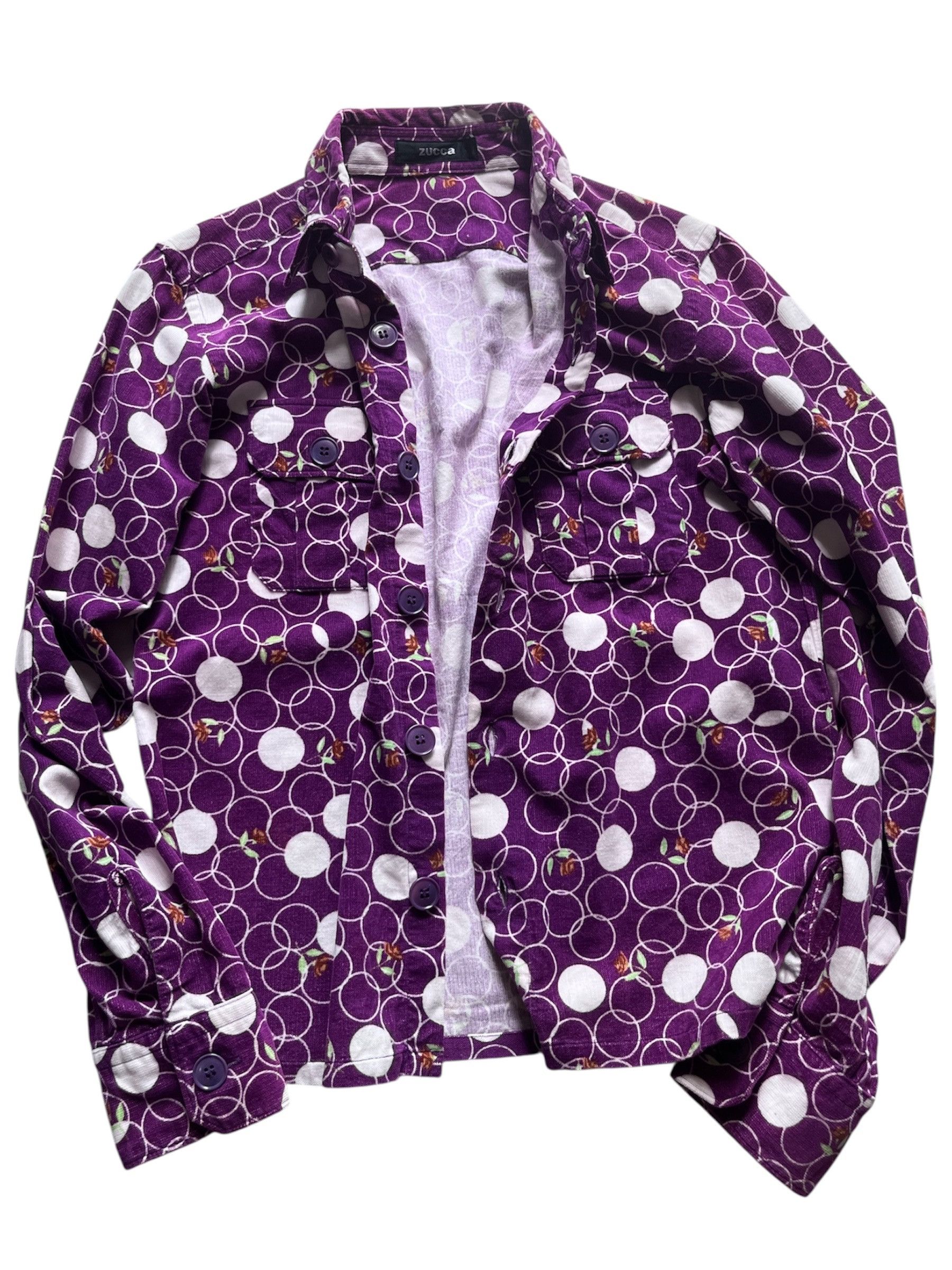 Zucca Zucca Issey Miyake Vintage Pattern Flowers Shirt Size XS / US 0-2 / IT 36-38 - 1 Thumbnail
