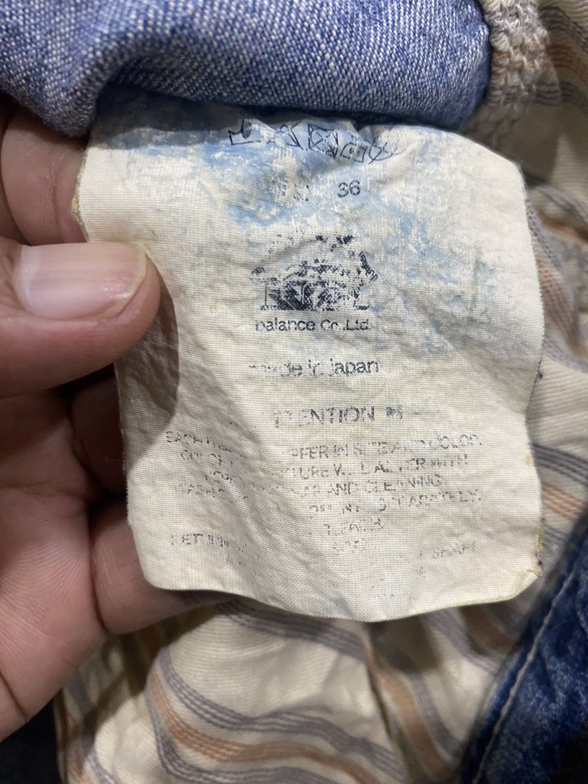 ANACHRONORM SUPER DESTROYED BAAGY PANTS ANACHRONORM DOUBLE KNEE DESIGN Size US 36 / EU 52 - 9 Thumbnail