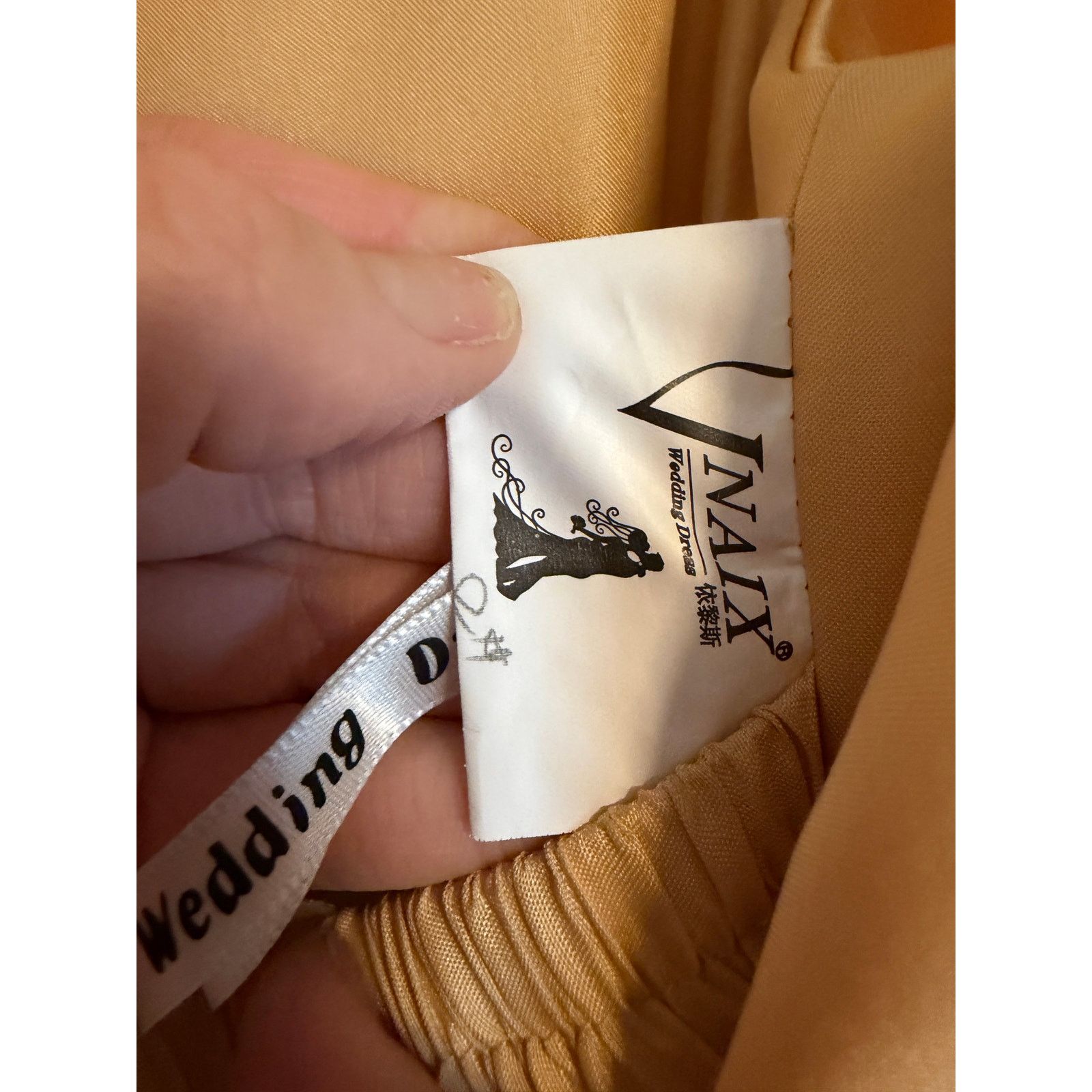Other Gold Wedding Guest Off The Shoulder A-Line Slit Formal Dress Size L / US 10 / IT 46 - 7 Thumbnail