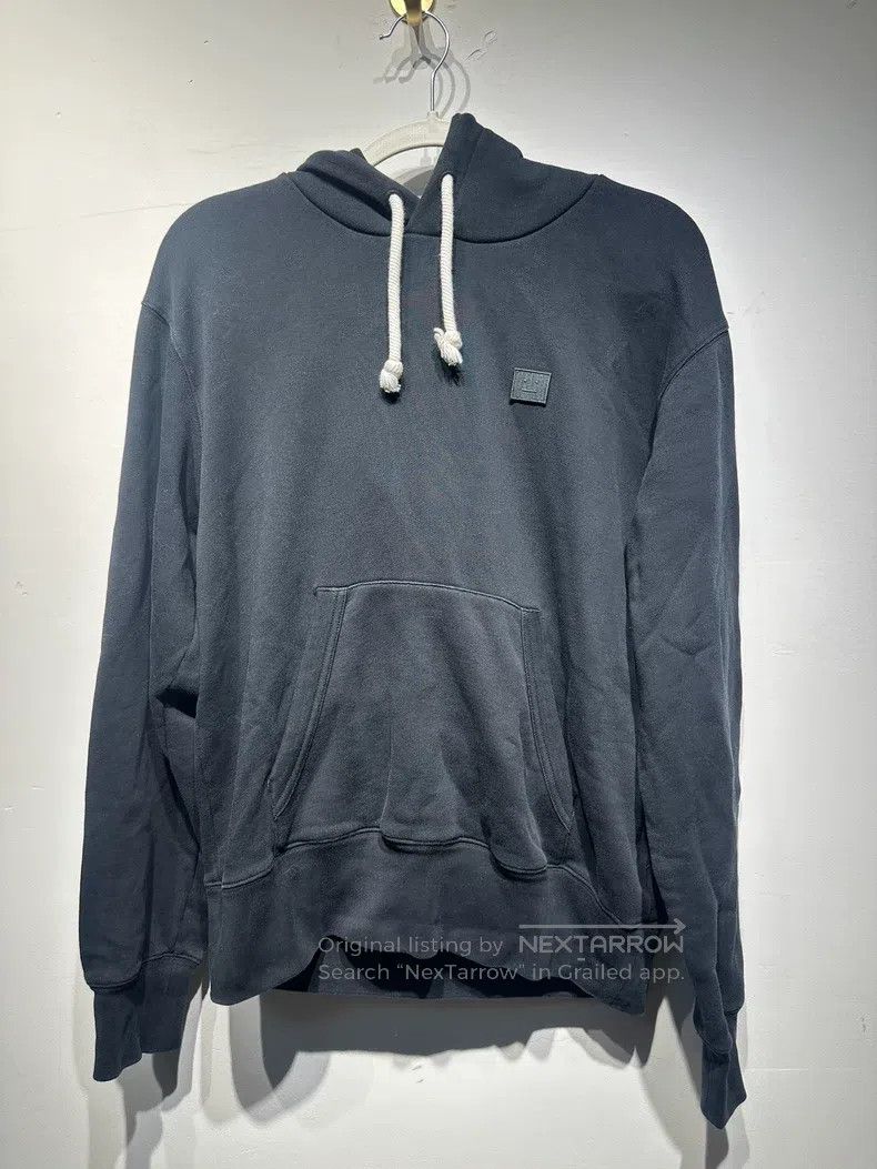 Acne Studios Acne Studios FW22 Solid Color Smile Face Logo Hooded Sweat Size US S / EU 44-46 / 1 - 1 Thumbnail