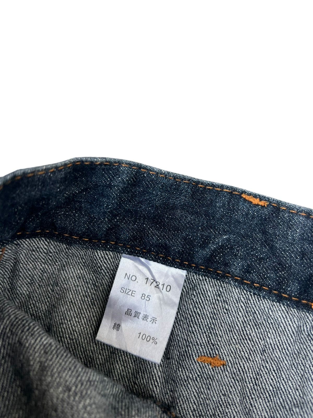 Vintage Double Waist Nylaus Clothing Japan Twisted Leg Denim Jeans Size US 31 - 18 Thumbnail