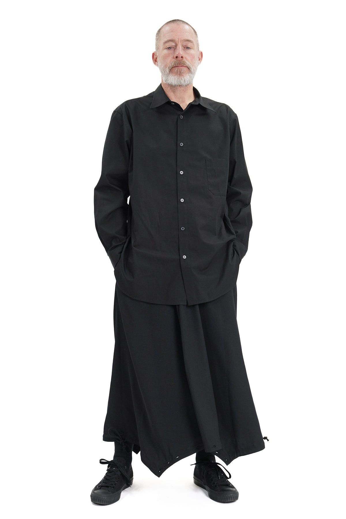 Yohji Yamamoto Yohji Yamamoto Pour Homme WGabardine Sarouel Skirt Wide Pant Size US 32 / EU 48 - 8 Thumbnail