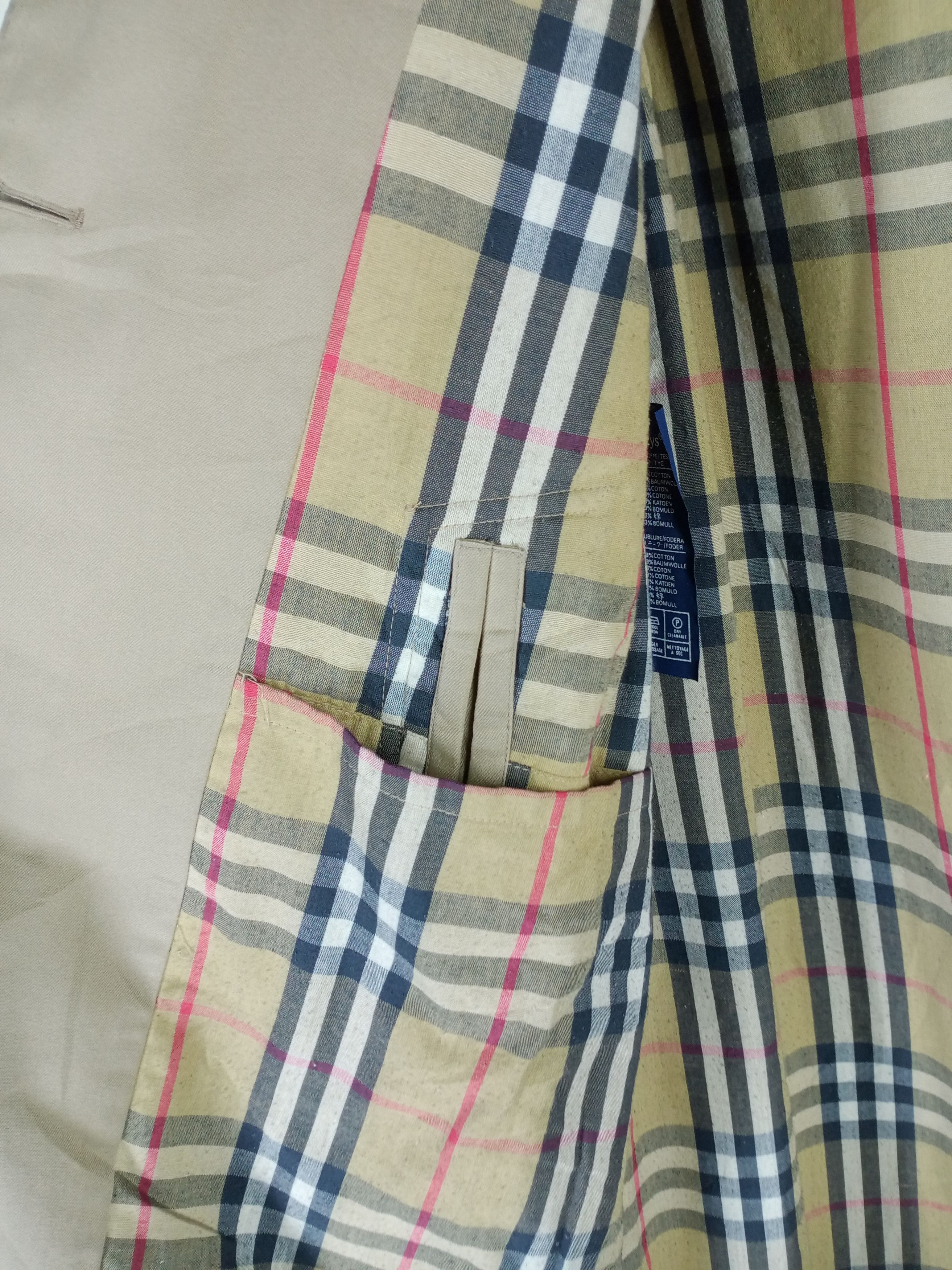 Burberry × Burberry Prorsum Rare Vintage Burberrys Nova Check Trench Coat Size US M / EU 48-50 / 2 - 7 Thumbnail