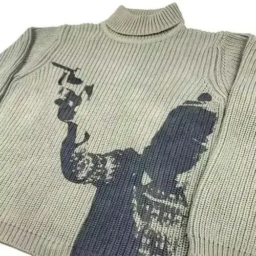 Japanese Brand × Vintage stylish Japanese sweater in vintage style Size US L / EU 52-54 / 3 - 1 Thumbnail