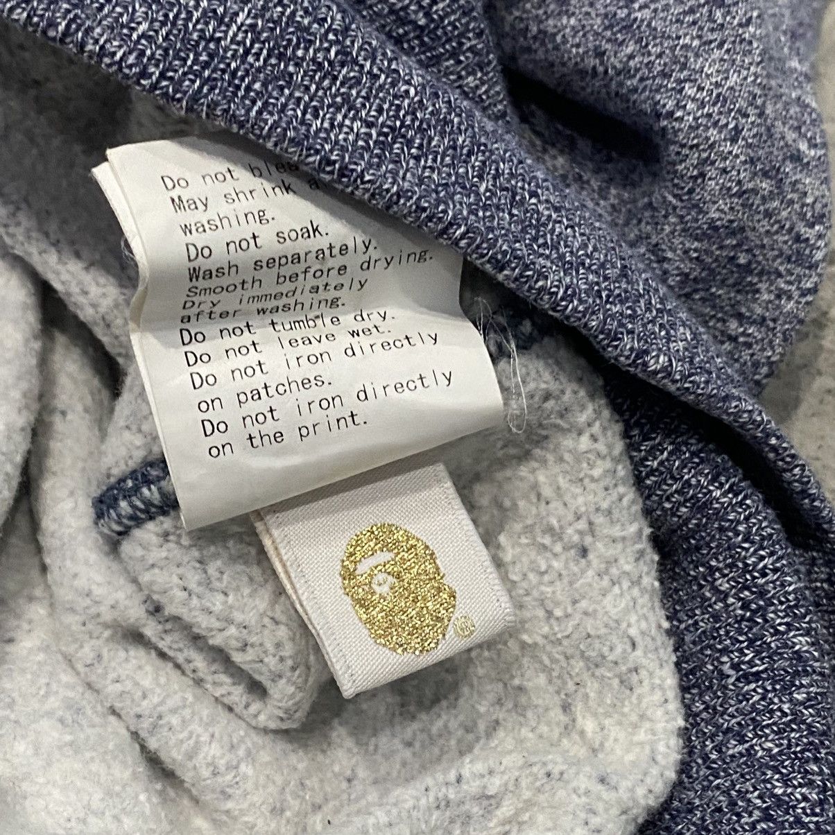 Bape Bape Shark Gray Heather Full Zip Hoodie Size US L / EU 52-54 / 3 - 8 Thumbnail