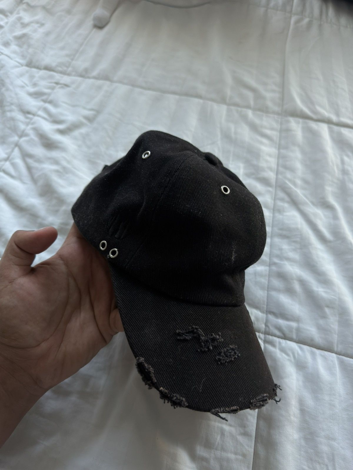 Pearled Ivory Pearled Ivory Distressed hat Size ONE SIZE - 2 Thumbnail