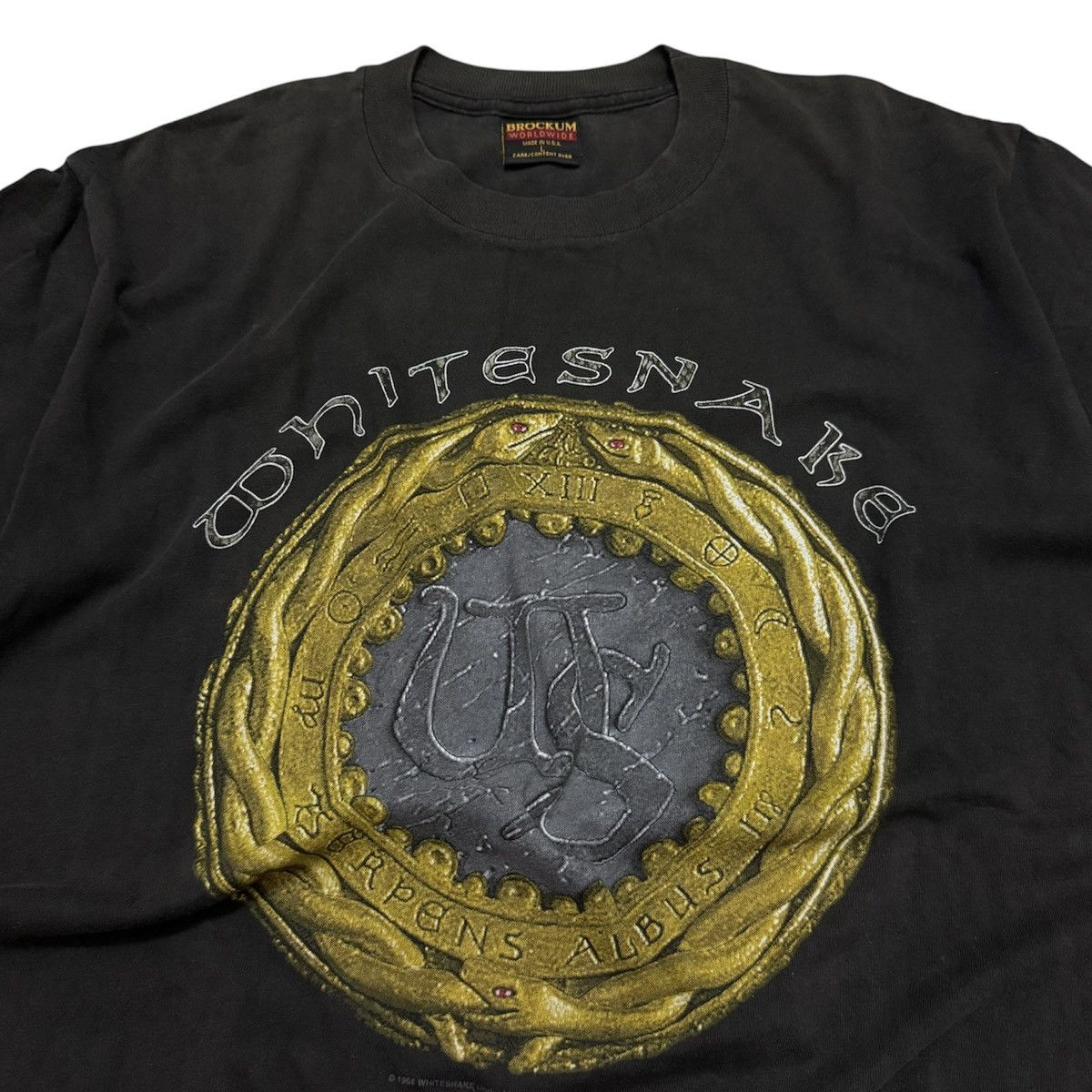 Band Tees × Vintage Vintage 90s Whitesnakes Fall Tour 1994 Tshirt Size US L / EU 52-54 / 3 - 5 Thumbnail