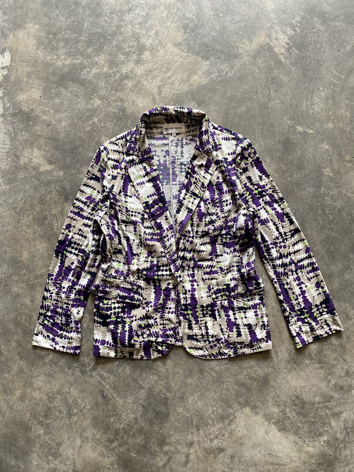 Hanae Mori × Japanese Brand RARE Hanae Mori Size L / US 10 / IT 46 - 1 Thumbnail
