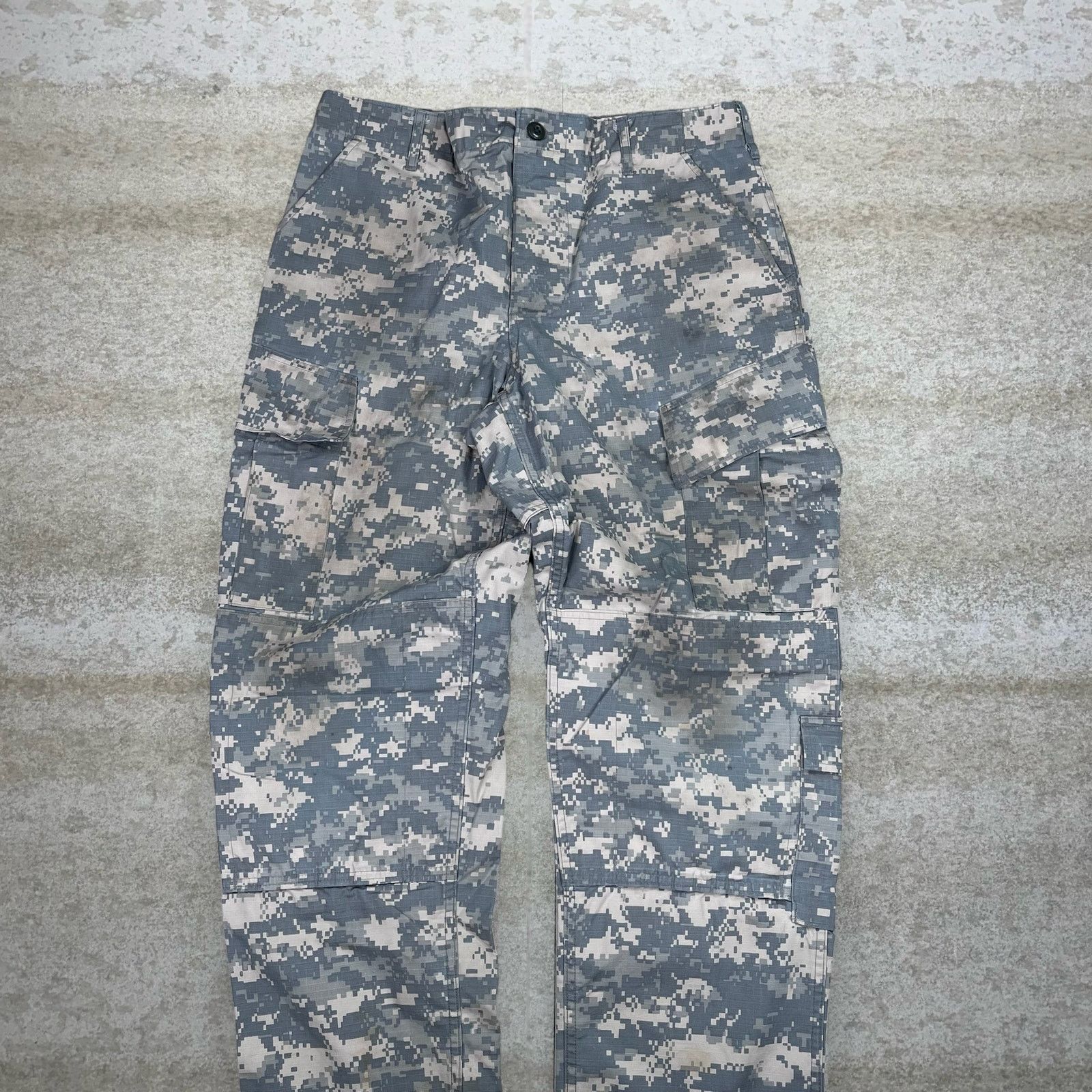 Vintage Vintage 90s Military Camo Tactical Pants 32x30 Double Knees Size US 32 / EU 48 - 6 Thumbnail