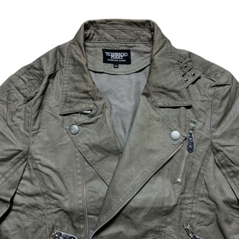 Tornado Mart TORNADO MART ASYMMETRICAL BIKER JACKET BONDAGE LGB STYLE Size US L / EU 52-54 / 3 - 4 Thumbnail