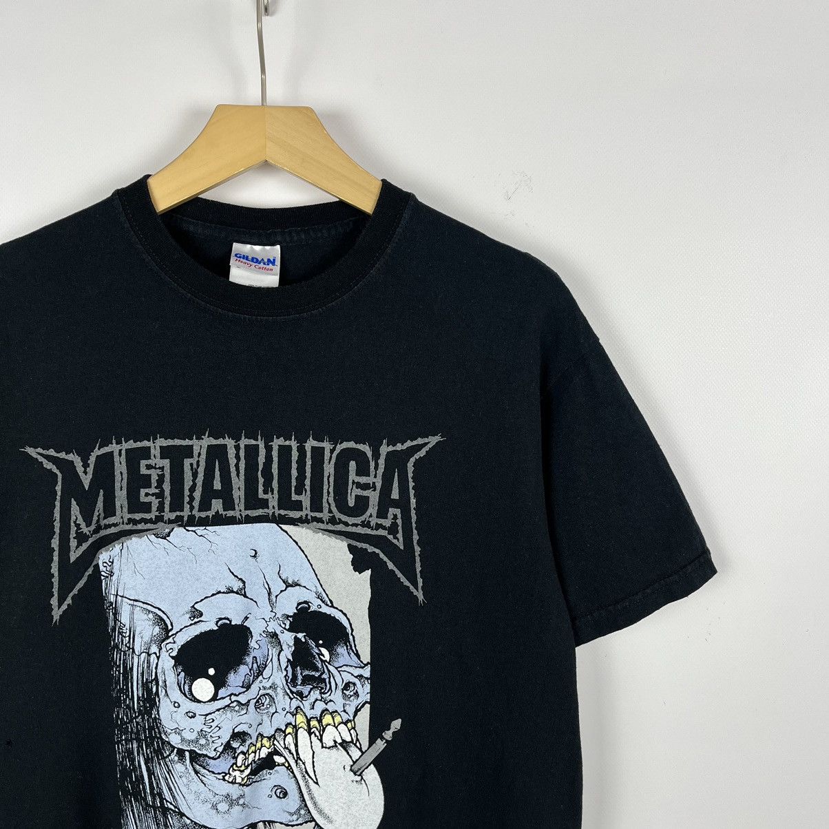 Band Tees Vintage Metallica pushead rare rock band tee 90’s Size US M / EU 48-50 / 2 - 2 Thumbnail