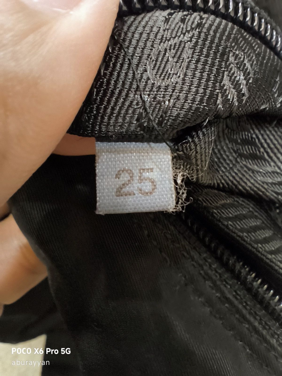 Prada Prada Tessuto Nylon Black Crossbody Sling Bag Size ONE SIZE - 17 Thumbnail