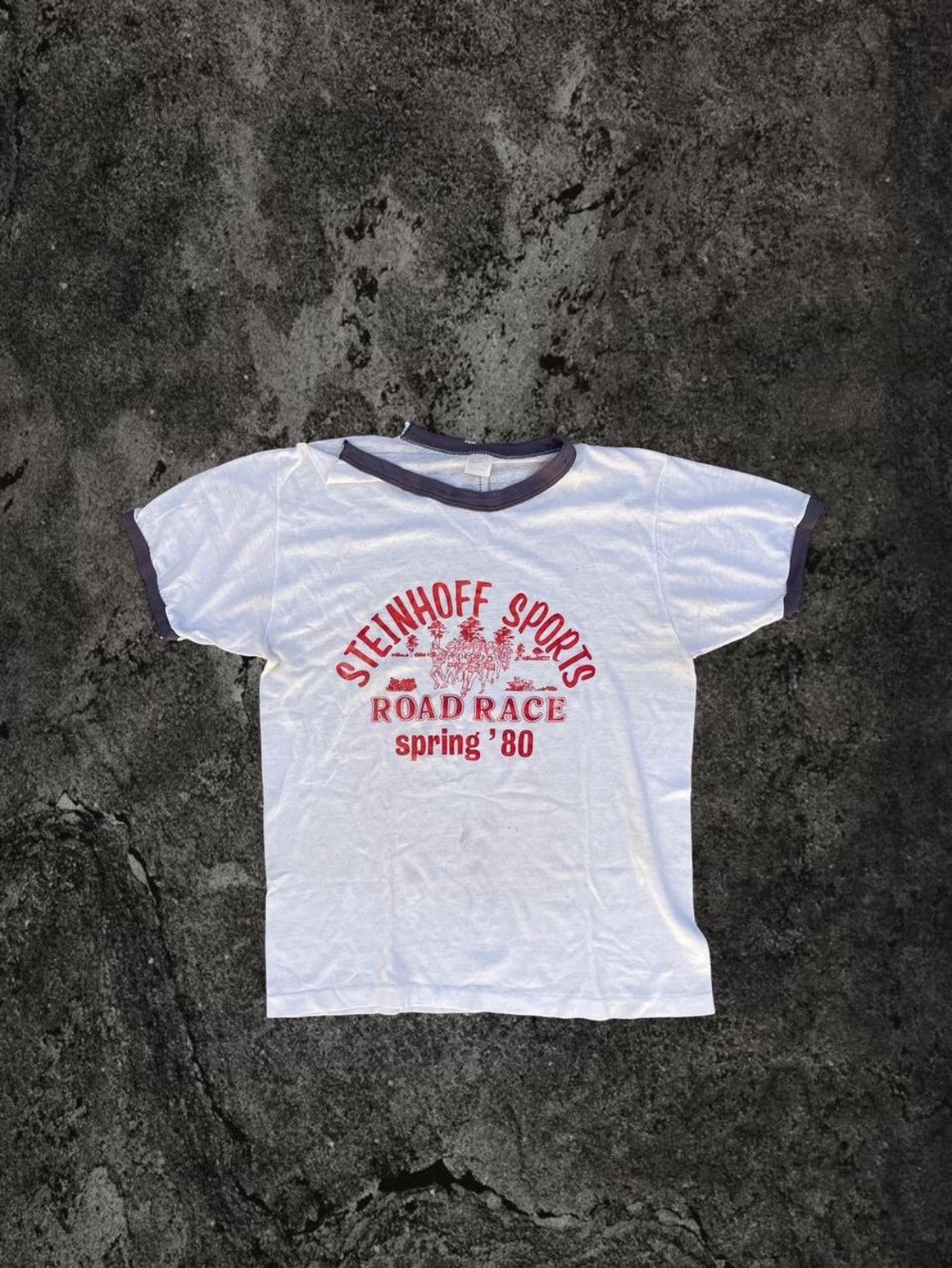 Vintage TWO FOLD 1980S THRASHED STEINHOFF TEE Size US M / EU 48-50 / 2 - 1 Thumbnail