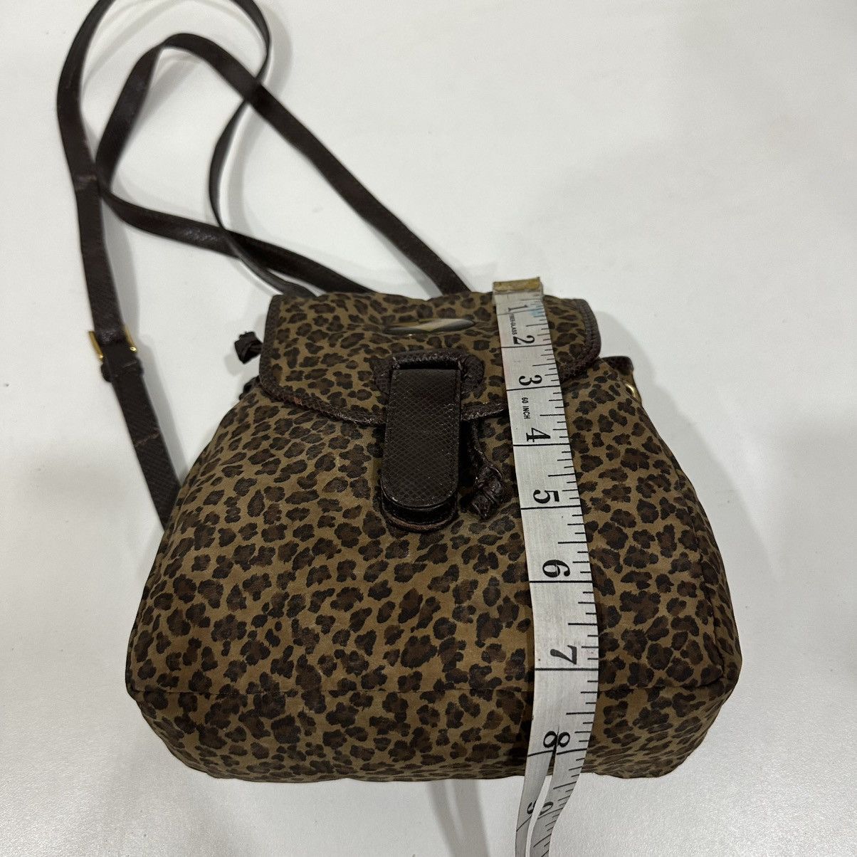 Bottega Veneta ‼️LASTDROP‼️VINTAGE BOTTEGA VENETA LEOPARD PRINT MINI BACKPACK Size ONE SIZE - 9 Thumbnail