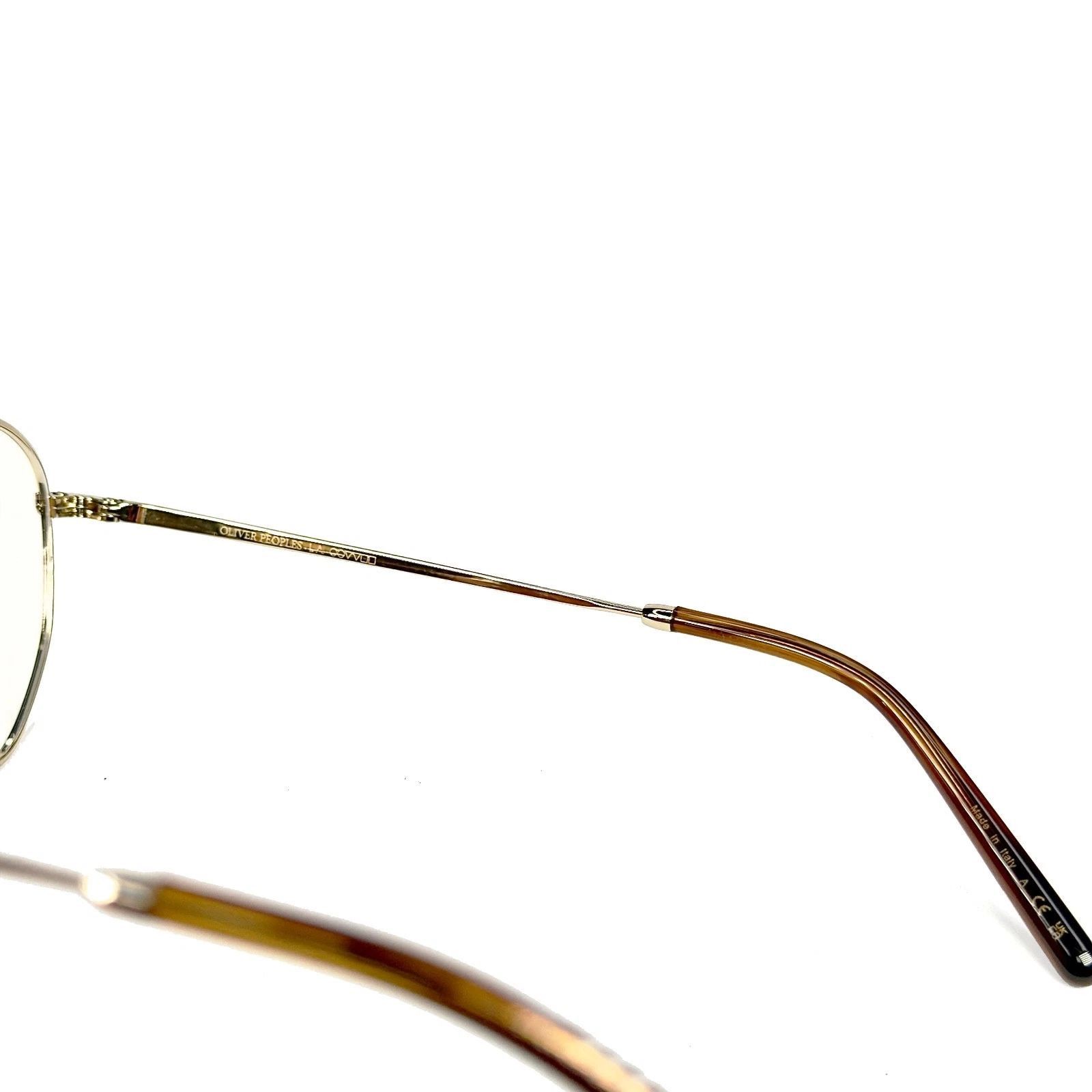 Oliver Peoples OLIVER PEOPLES KIERNEY OV1331 1331 Gold Geometric Eyeglasses Size ONE SIZE - 7 Thumbnail