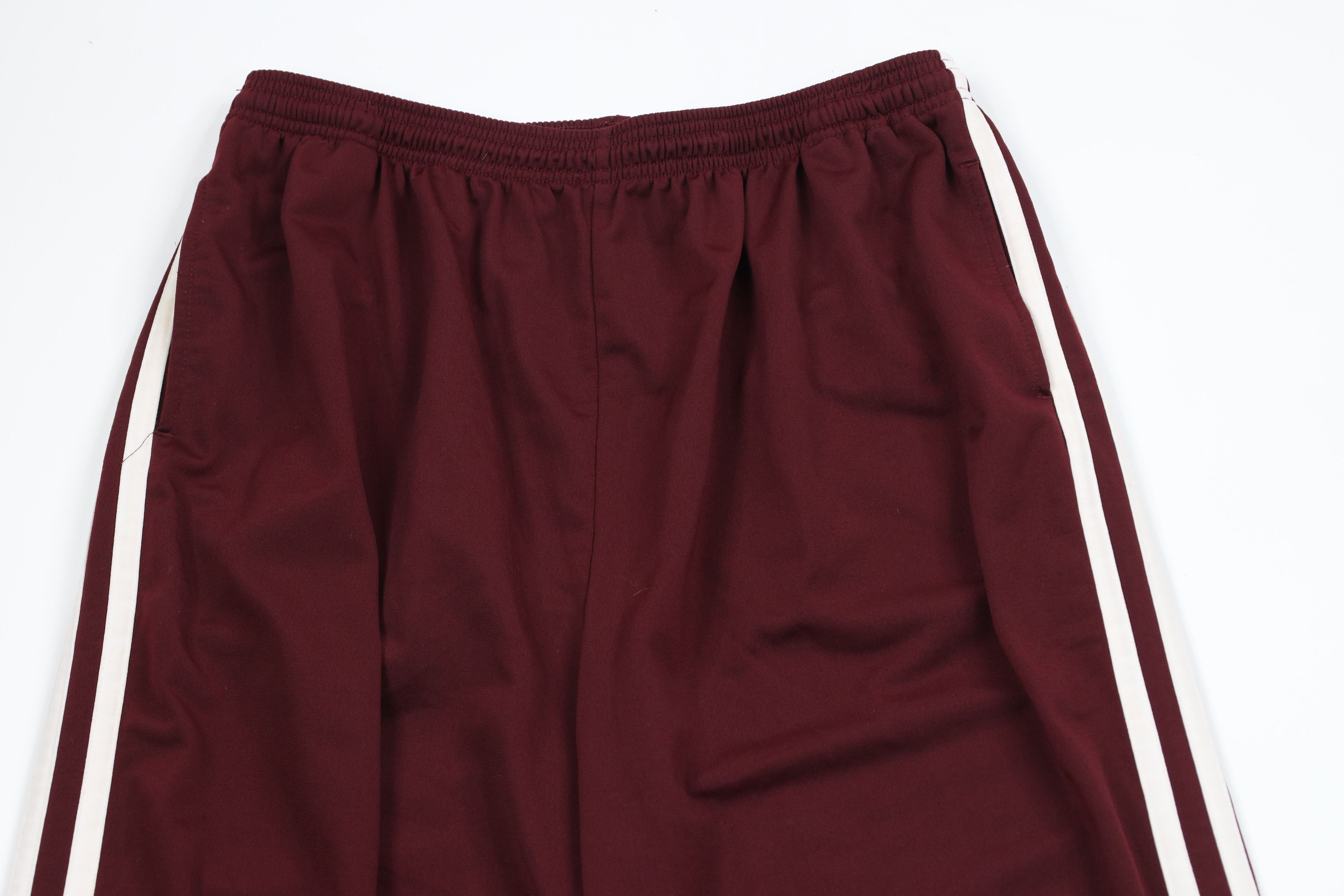Vintage Vintage 90s Streetwear Striped Wide Leg Sweatpants Pants Red Size US 36 / EU 52 - 2 Thumbnail