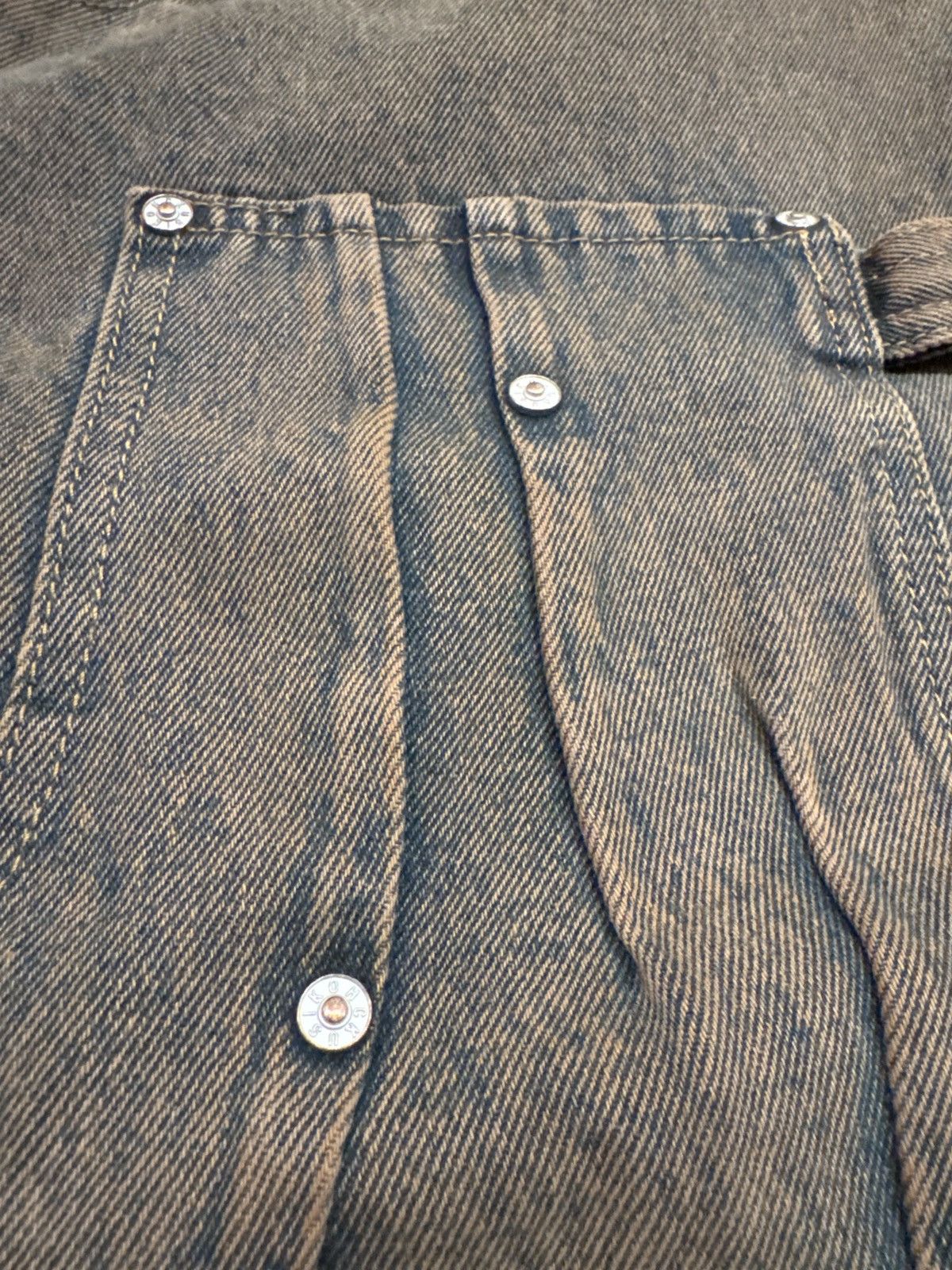 Kusikohc Brown Workwear Multi Rivet Jeans Size US 32 / EU 48 - 6 Thumbnail