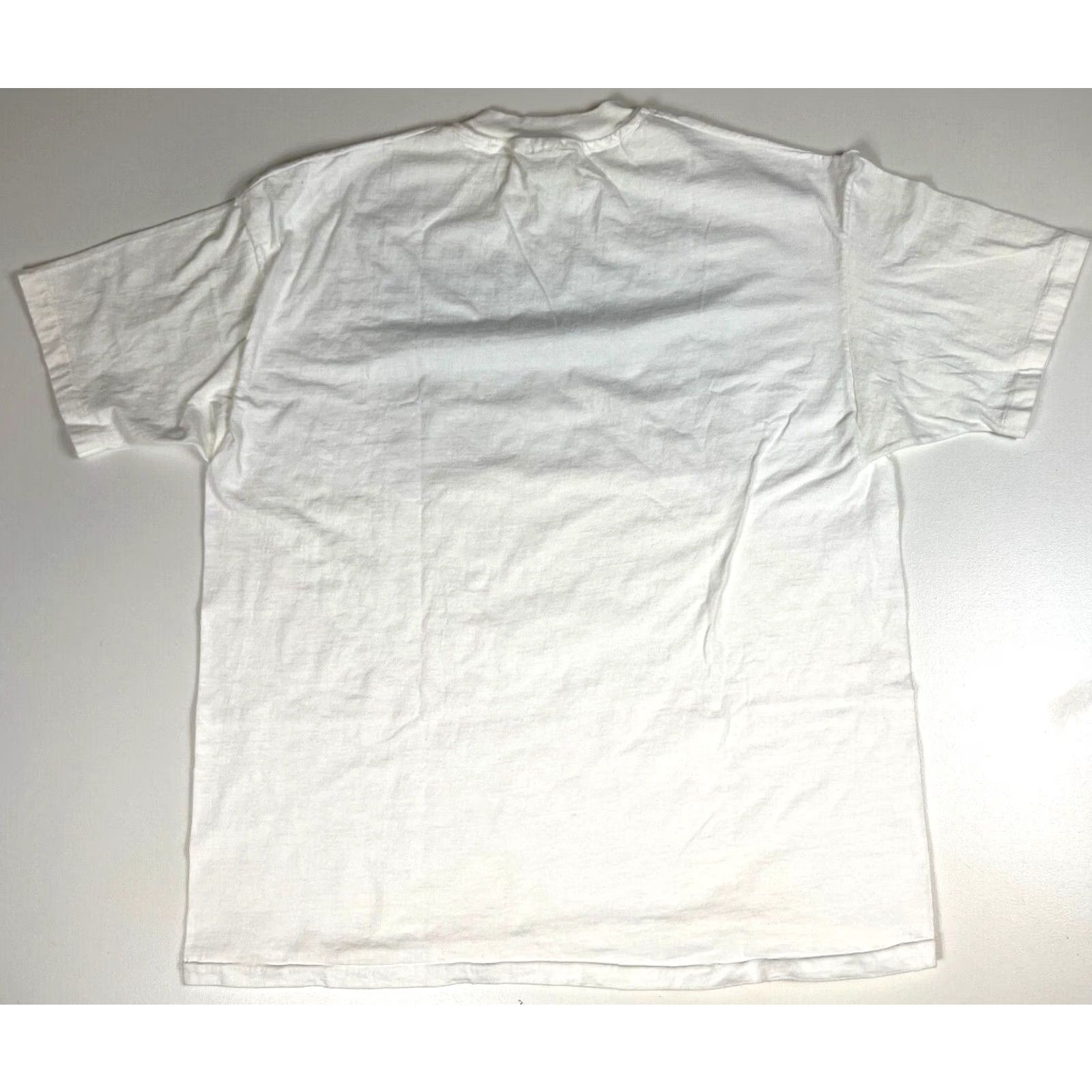 Hanes VINTAGE Men’s Hanes Beefy-T Ty Cobb 1991 T-Shirt Baseball Art Made in USA XL White Cotton Shirts Mens The 90s Size US XL / EU 56 / 4 - 2 Thumbnail
