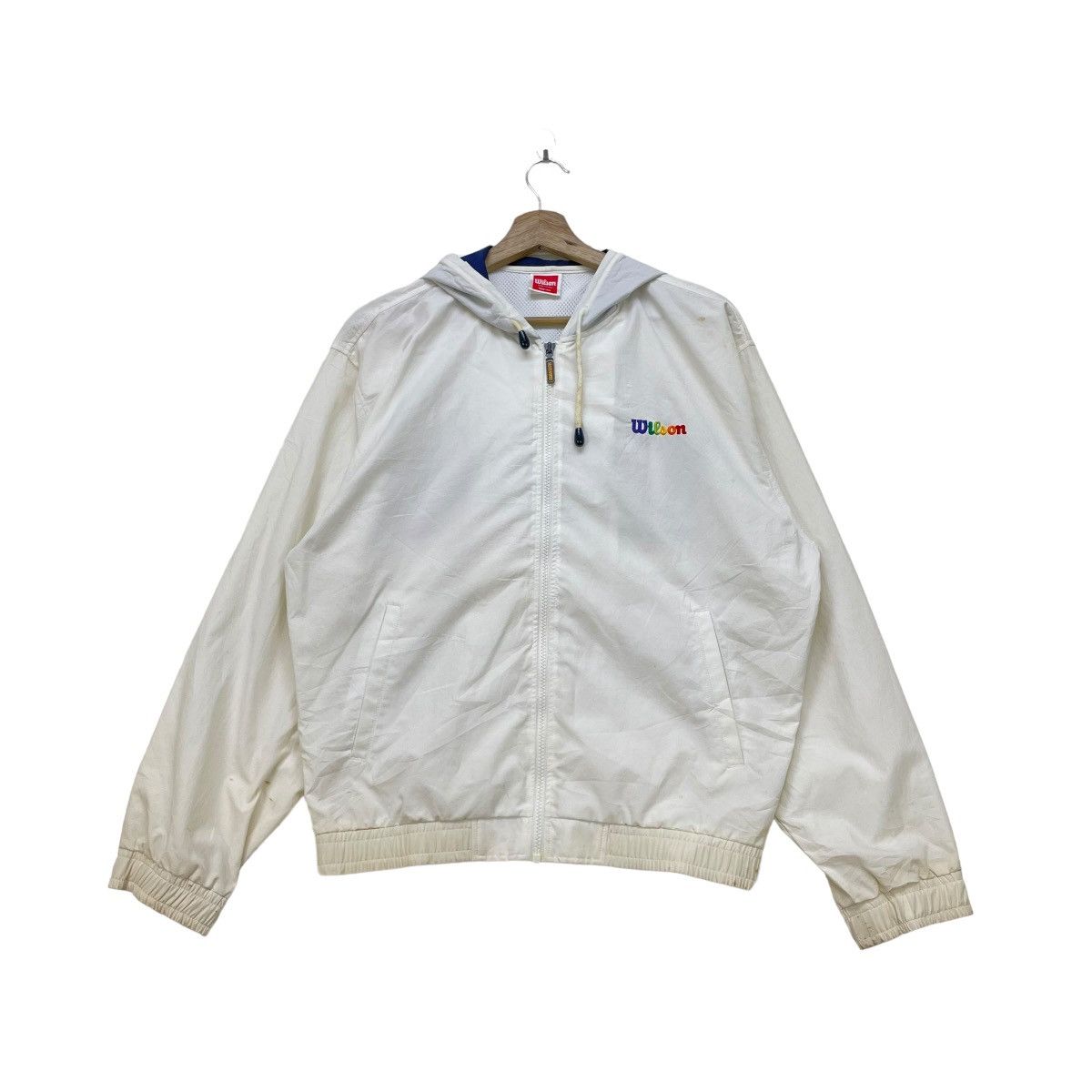 Wilson Wilson Colourful Spellout Logo Hooded Jacket Size US M / EU 48-50 / 2 - 2 Thumbnail