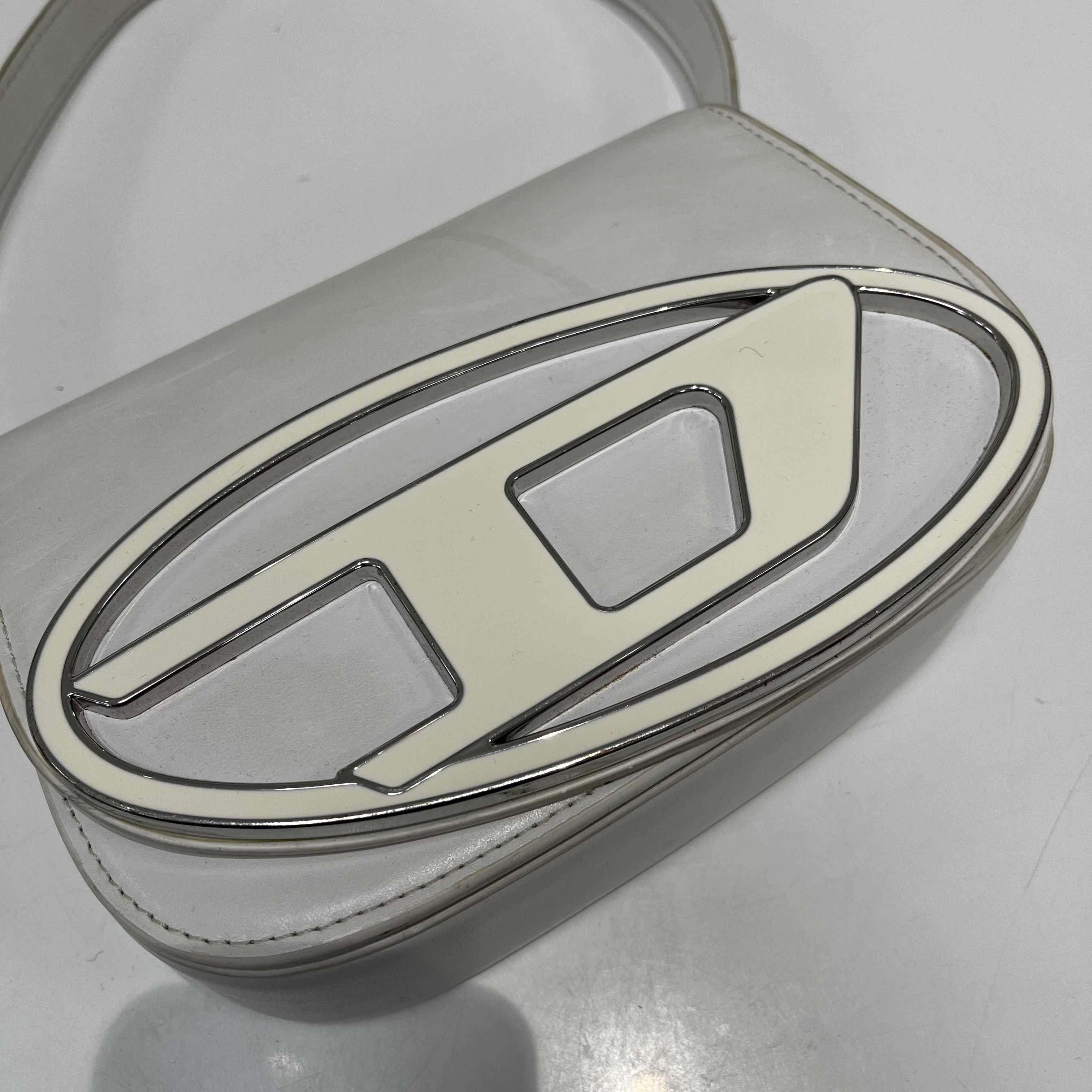 Diesel Diesel 1DR Leather Shoulder Bag White Size ONE SIZE - 6 Thumbnail