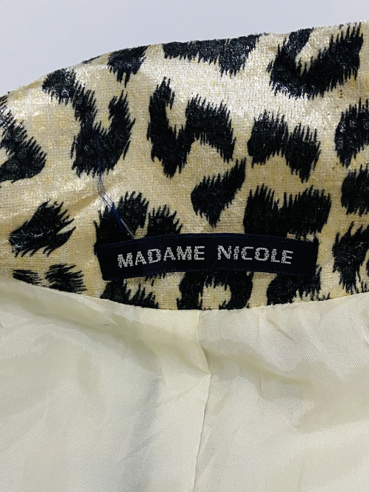 Japanese Brand MADAME NICOLE BY MITSUHIRO MATSUDA FAUX FUR TRENCH COAT Size ONE SIZE - 12 Thumbnail