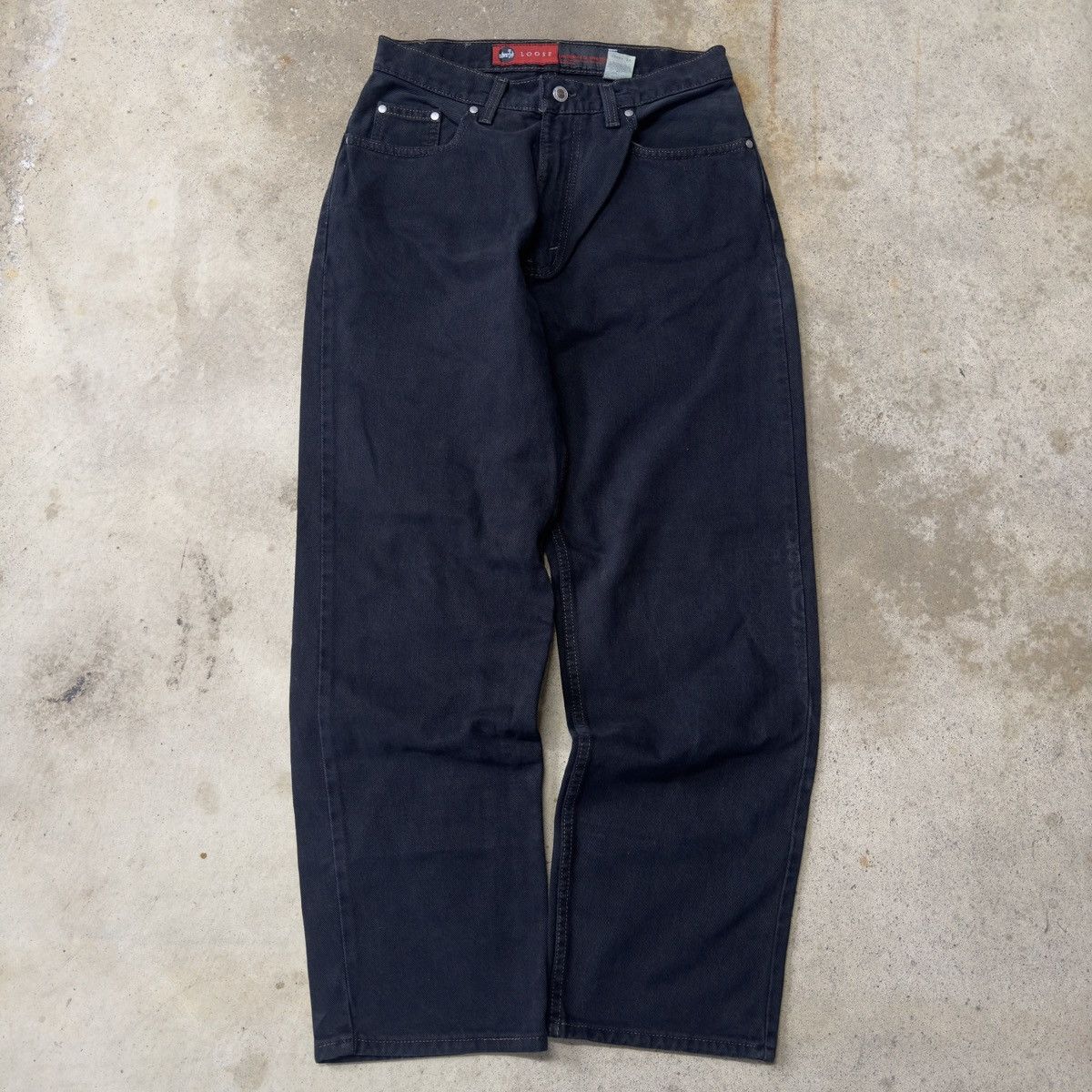 image of Levis x Vintage 90's Levi’S Silvertab Loose Baggy Denim Jeans 30X30 in Black, Men's