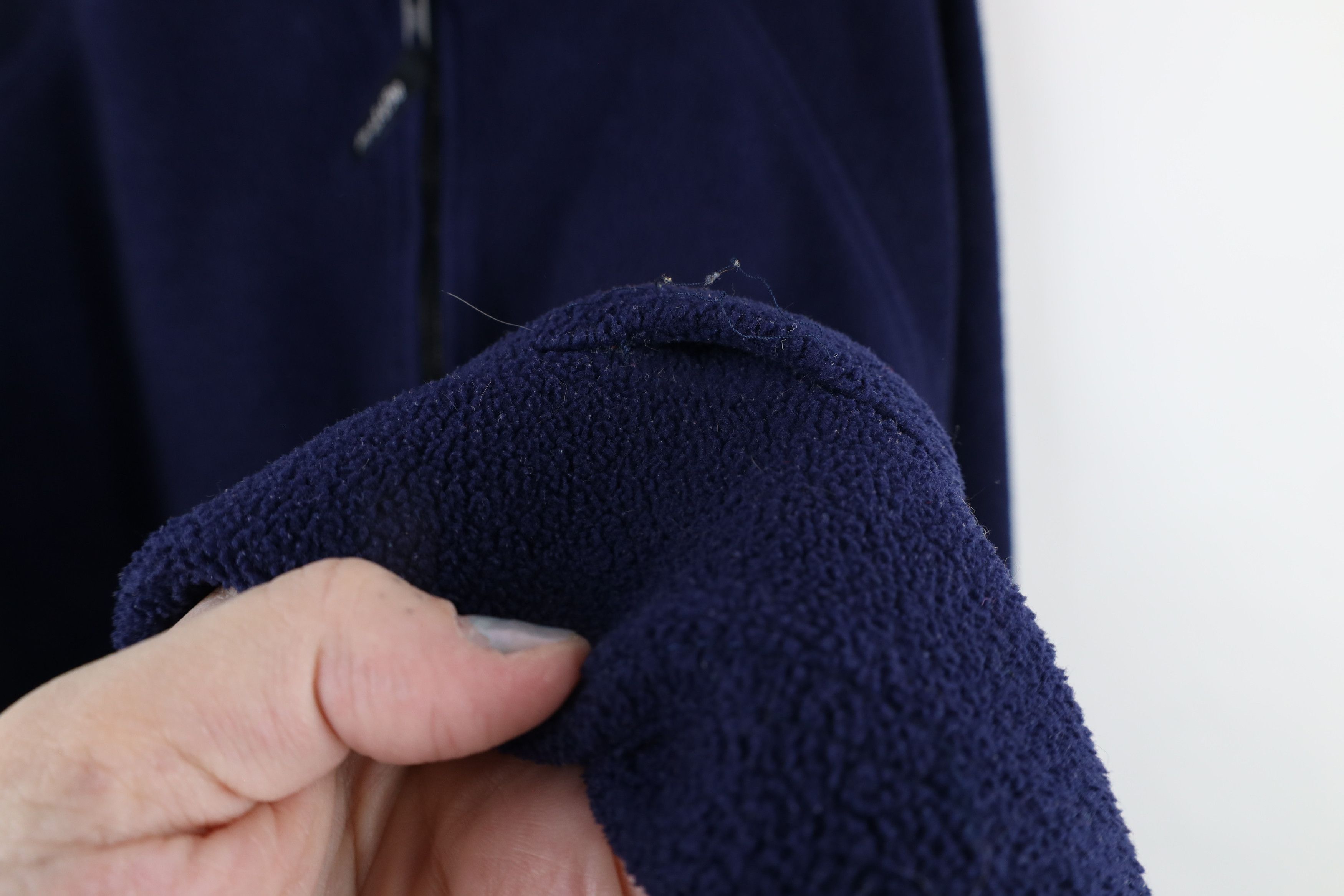 Vintage Vintage 90s Fleece University of Michigan Half Zip Sweater Size US XL / EU 56 / 4 - 8 Thumbnail