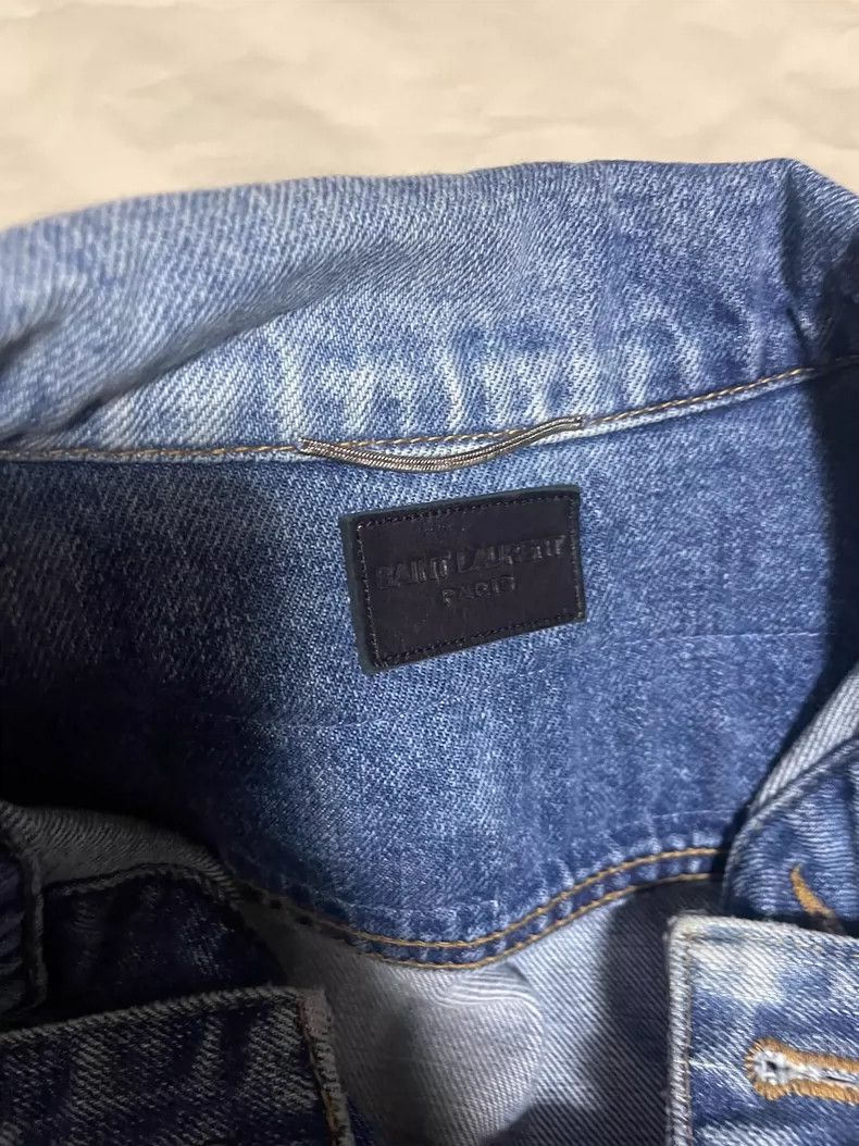 Saint Laurent Paris Saint laurent paris denim jacket 2506-Nextarrow Size US XL / EU 56 / 4 - 3 Thumbnail