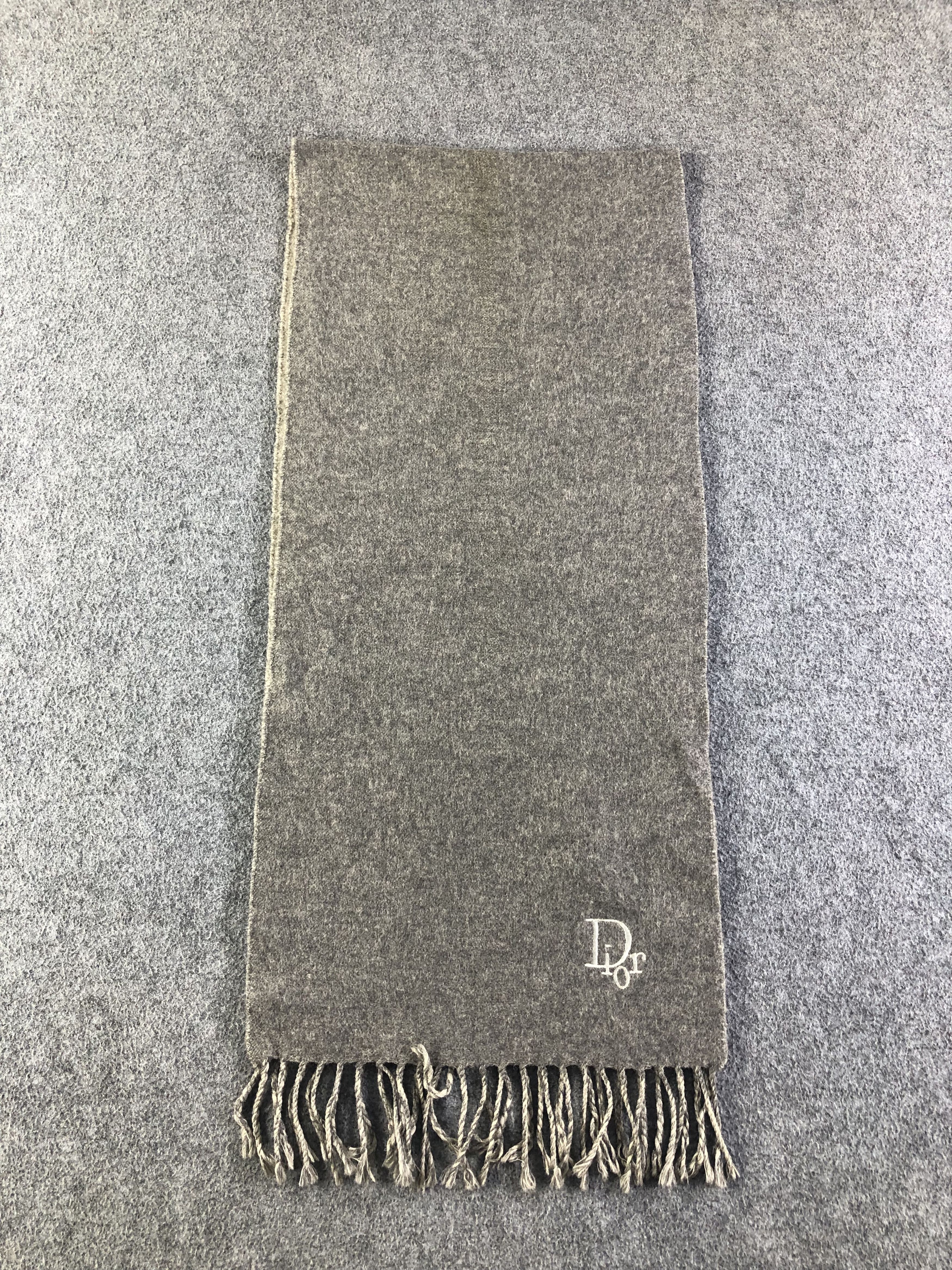 Vintage Christian Dior Wool Scarf / Muffler / Neckwear SS1403 Size ONE SIZE - 2 Thumbnail