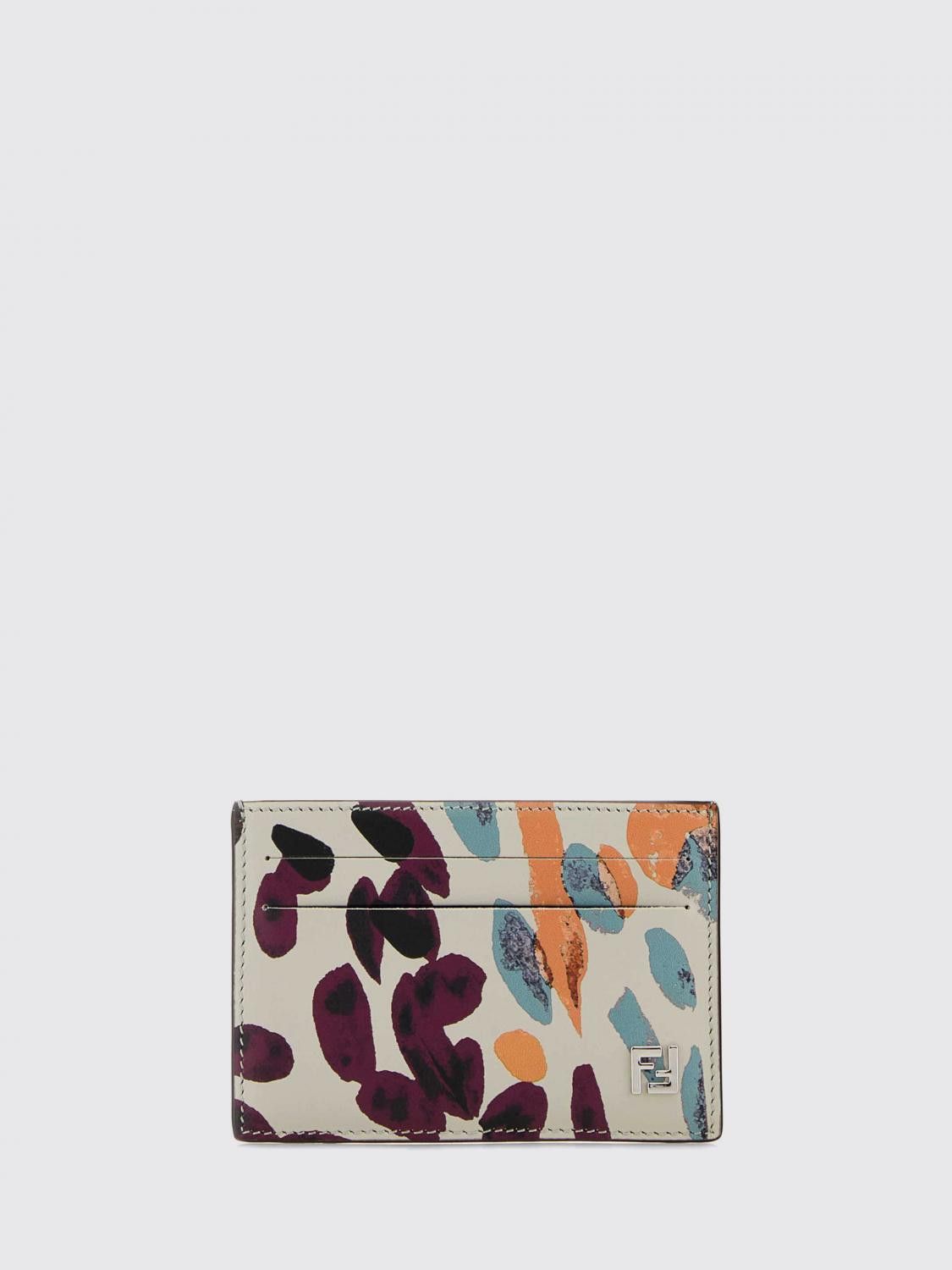 Fendi Fendi Wallet Men Grey Size ONE SIZE - 1 Thumbnail