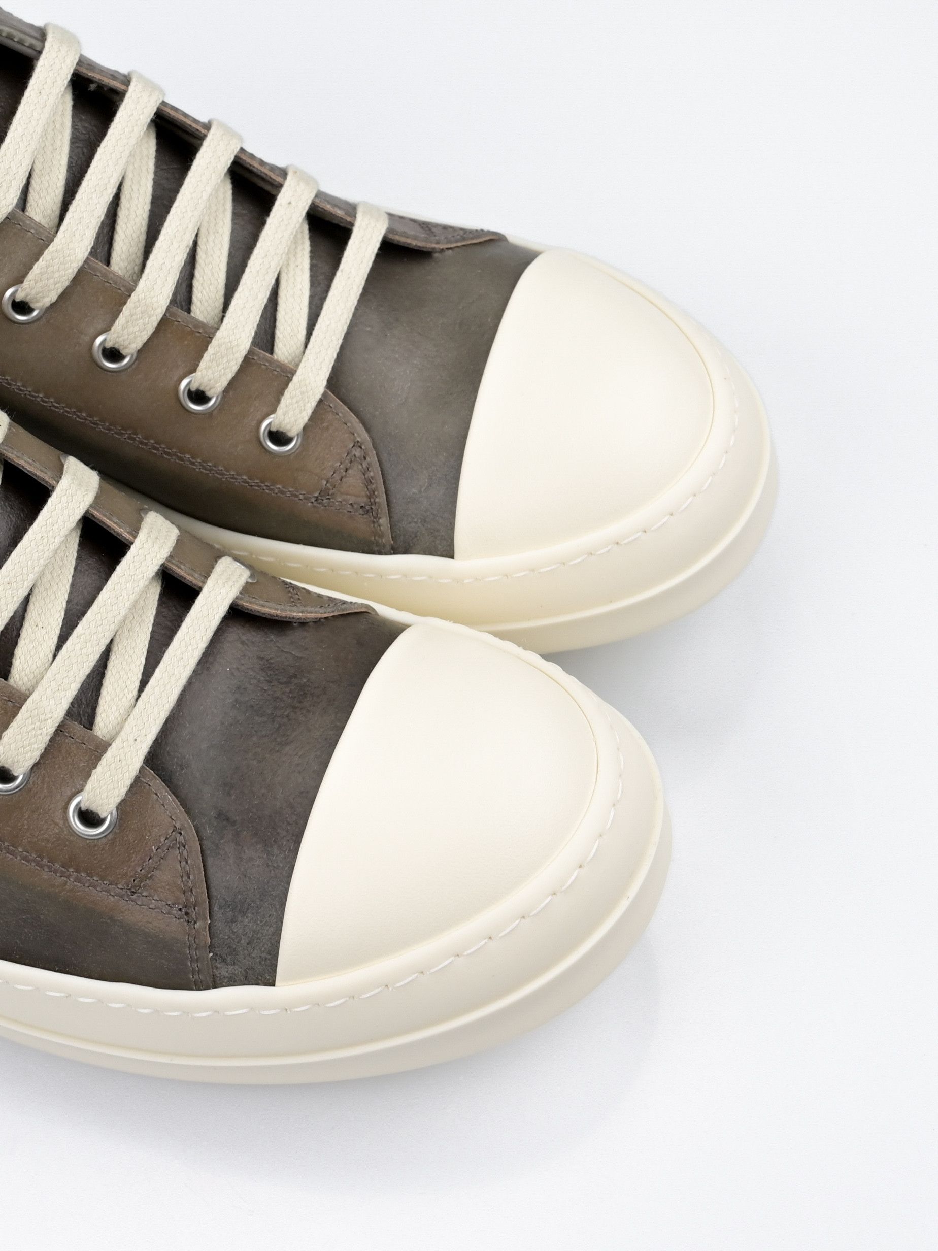 Rick Owens NEW Transparent Leather Low Top Ramones Size US 9 / EU 42 - 11 Thumbnail