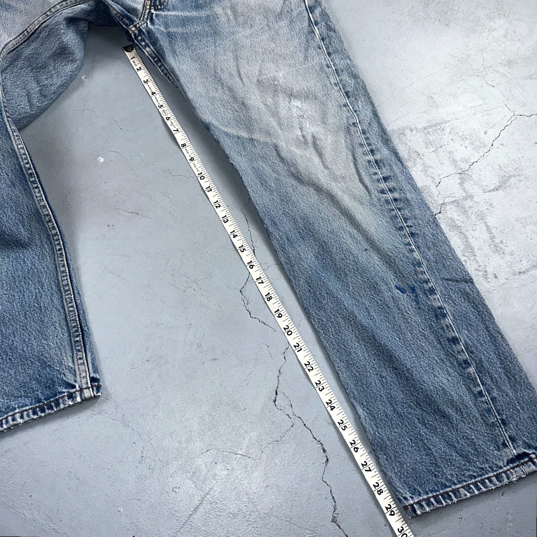 Levi's Levi's 501 Jeans Vintage 90s Straight Blue Light Wash 36x34 Regular Mens jeans Y2K Comfort 501 Series Size US 36 / EU 52 - 5 Thumbnail
