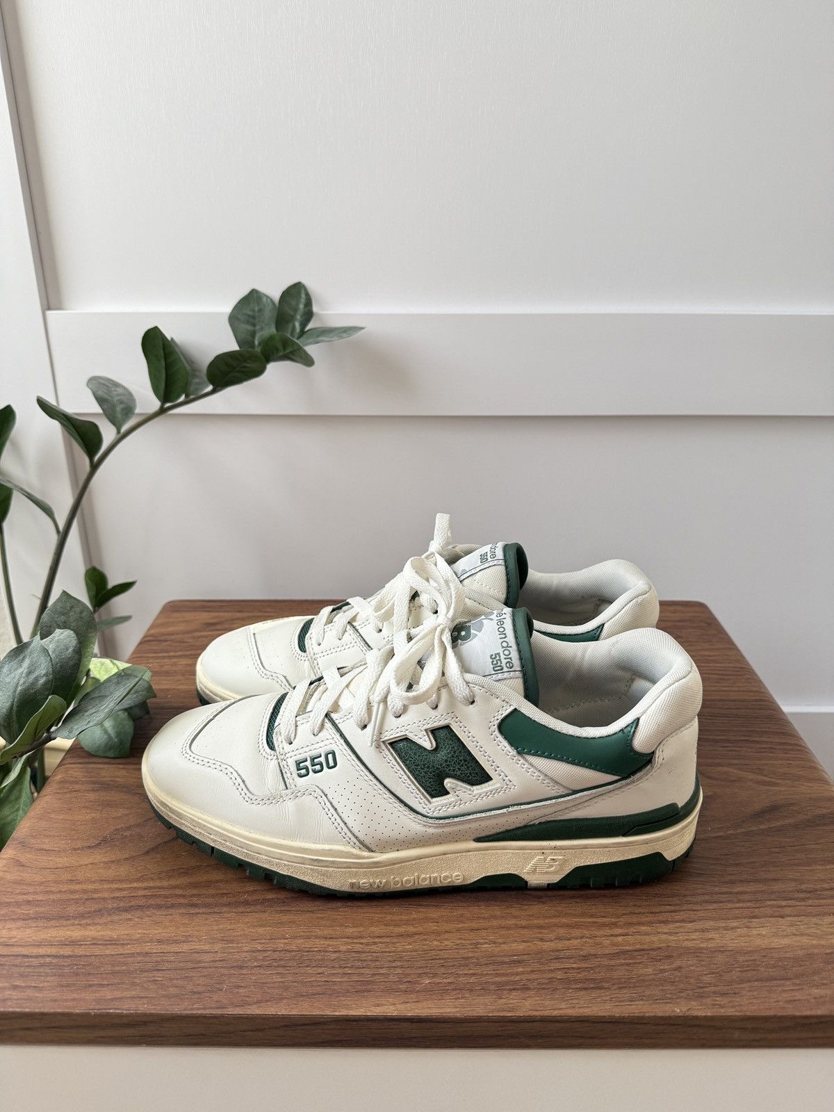 Aime Leon Dore × New Balance White/Green ALD 550s Size US 9.5 / EU 42-43 - 4 Thumbnail