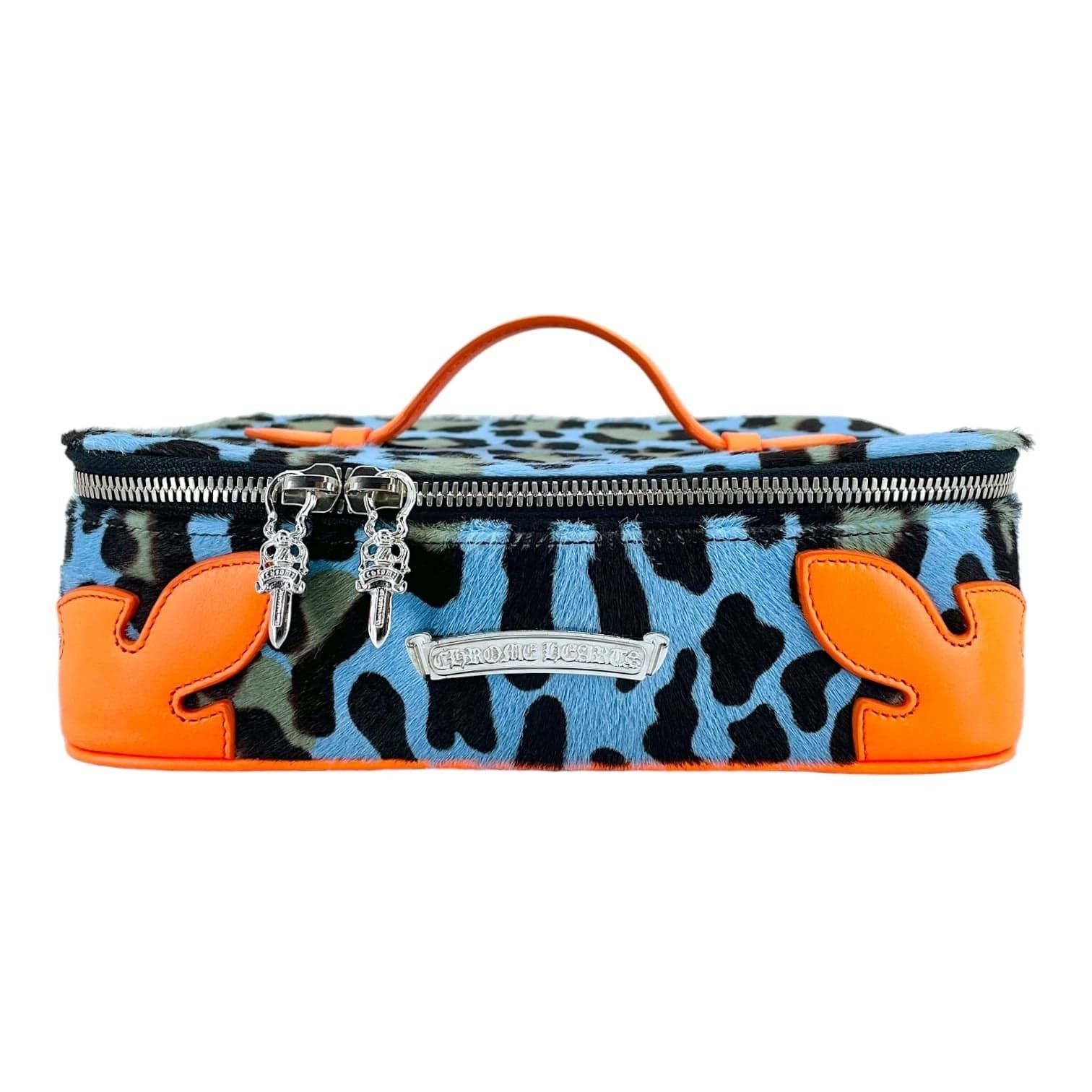 image of Chrome Hearts St. Barths Exclusive Jewelry Case Cowhide Blue, Men's