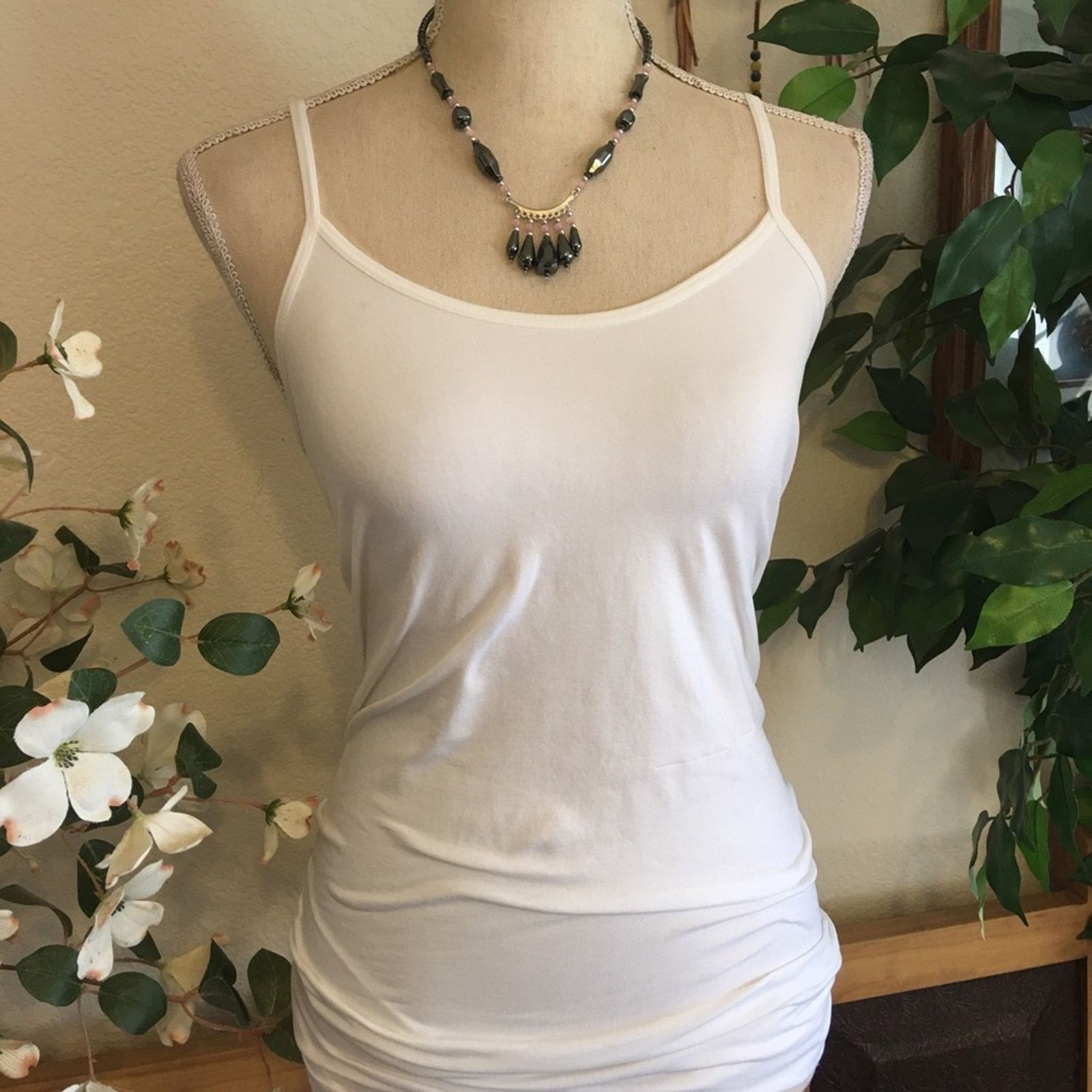 Vintage Vintage 80s hematite & rose quartz stone necklace Size ONE SIZE - 4 Thumbnail